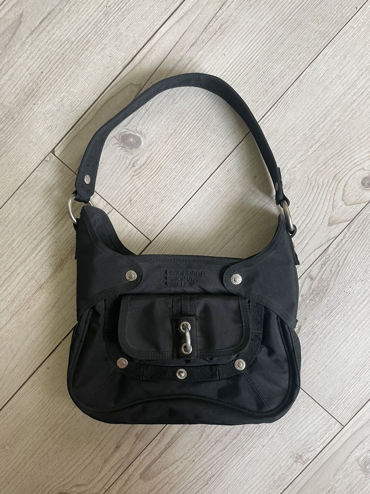 Avant Garde x George Gina Lucy George Gina & Lucy Ggl Bonny Tink Shoulder Bag in Black, Women's