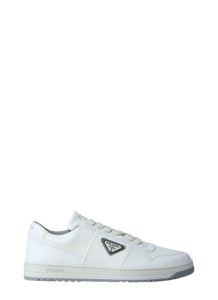 Prada PRADA Downtown $1120 Ivory Leather Sneakers New & Authentic Size US 11 / EU 44 - 2 Thumbnail