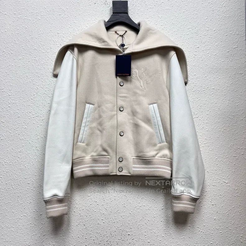 Louis Vuitton Louis Vuitton 24FW New Patchwork Hooded Baseball jacket Size US M / EU 48-50 / 2 - 2 Thumbnail
