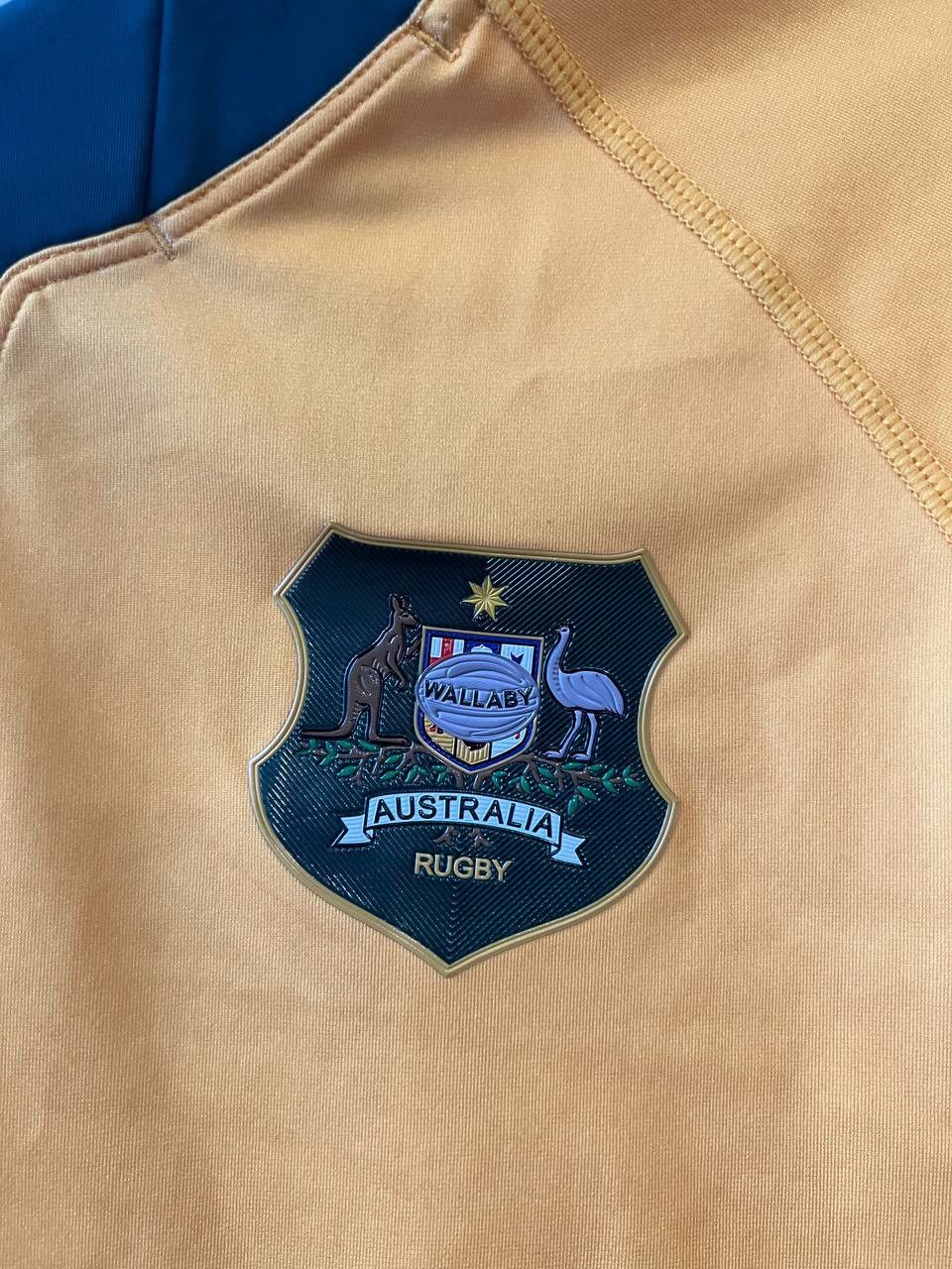 Asics 2021 AUSTRALIA WALLABIES TEAM RUGBY UNION HOME JERSEY SHIRT Size US XL / EU 56 / 4 - 7 Thumbnail