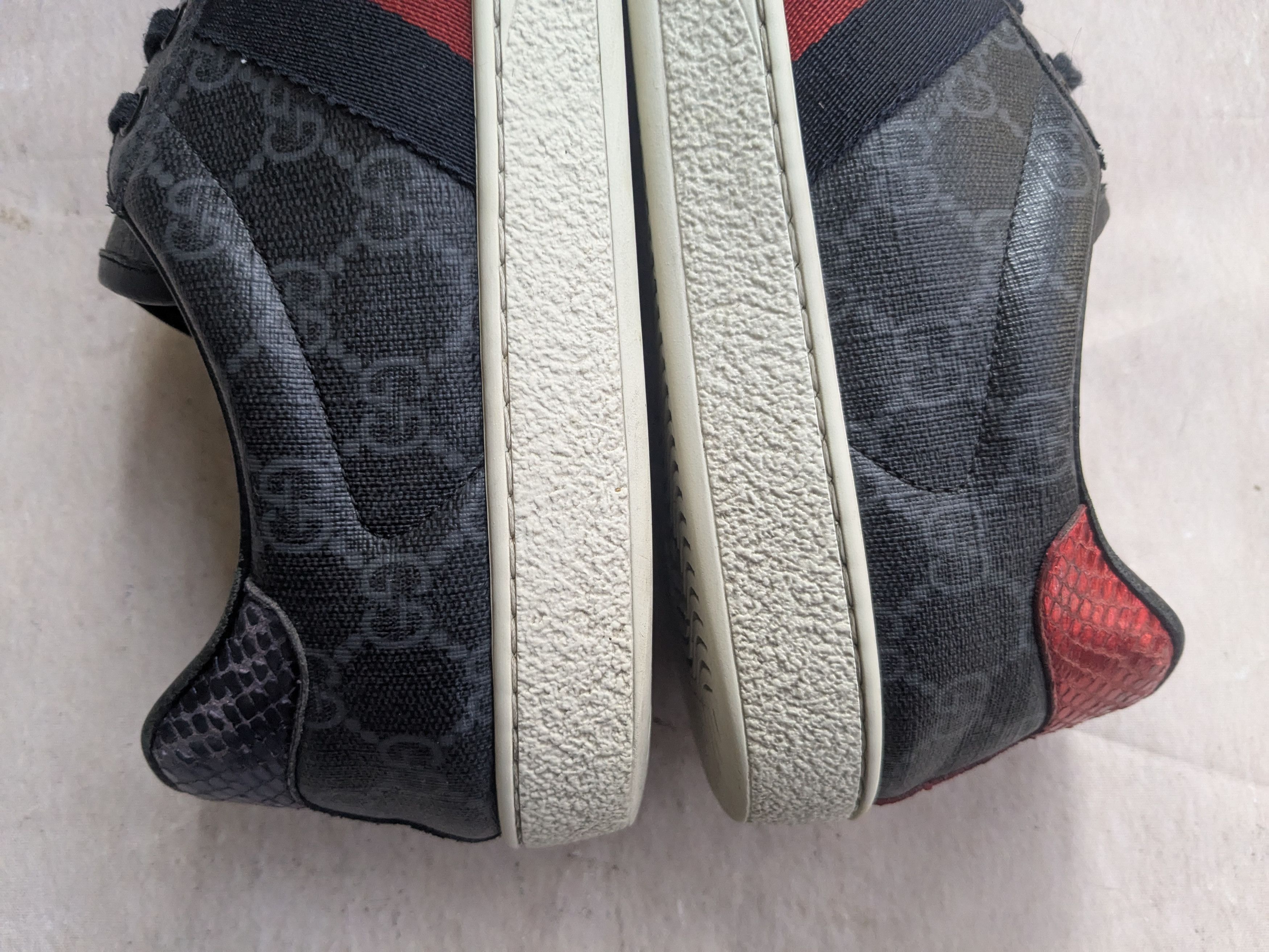 Gucci Gucci Ace Sneakers Monogram 8.5 Logo Low Tops 429445 Size US 8.5 / EU 41-42 - 9 Thumbnail