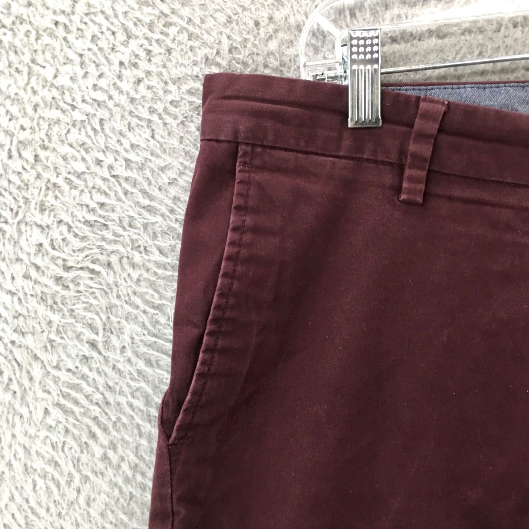 Banana Republic Banana Republic Pants Mens 30 Purple Fulton Skinny Chino 30x32 actual 32x30 Zip Size US 30 / EU 46 - 3 Thumbnail