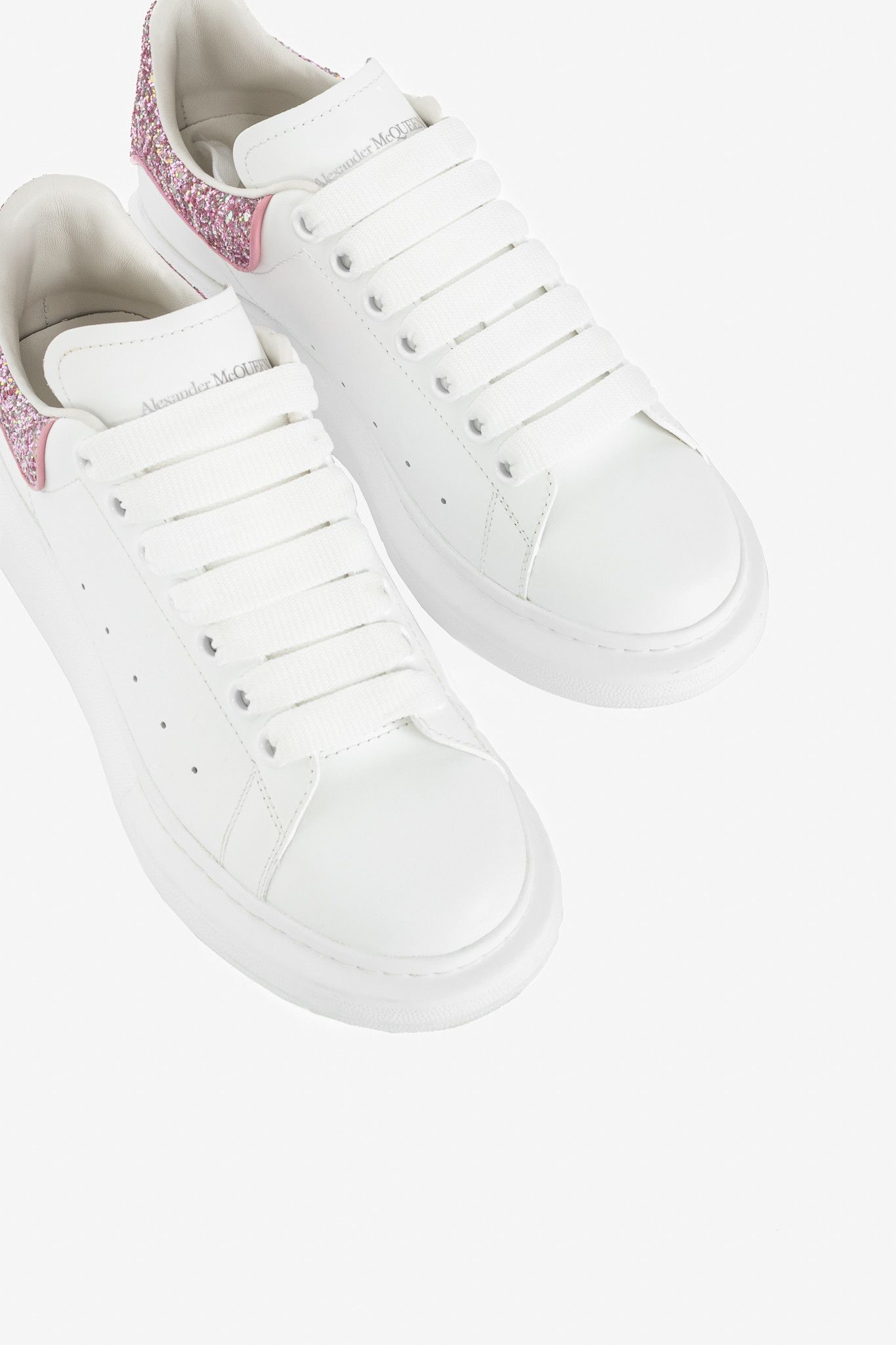Alexander McQueen Alexander McQueen Larry Glitter Lace-Up Sneakers Size US 6.5 / IT 36.5 - 6 Thumbnail