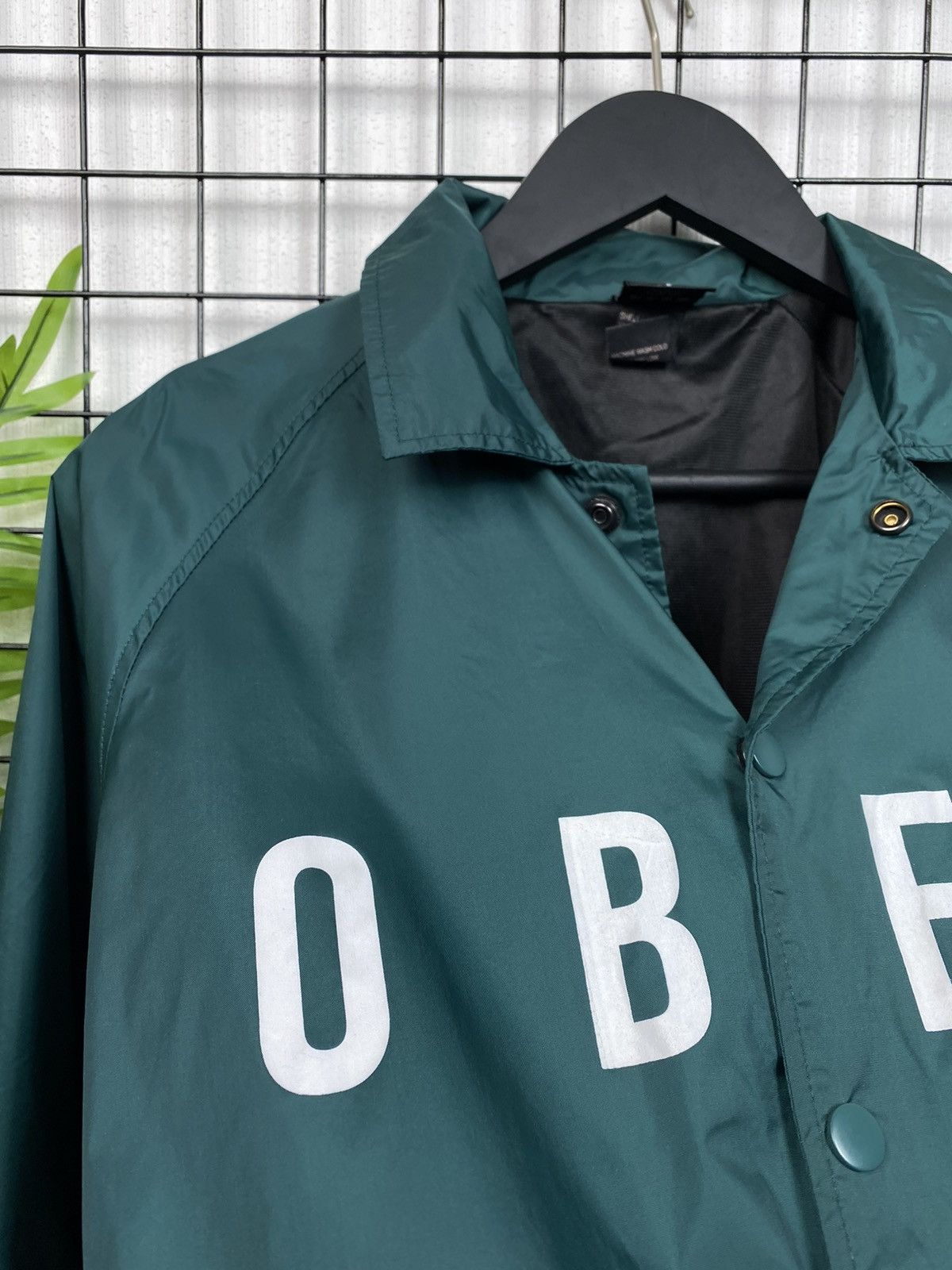 Obey × Vintage Obey Green Vintage Coach Jacket light bomber big Logo Men S Size US S / EU 44-46 / 1 - 5 Thumbnail