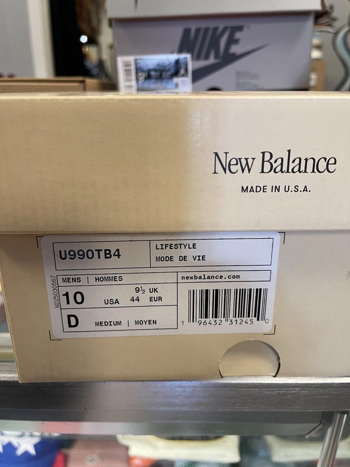 New Balance Size 10 - New Balance 990v4 Made in USA Plum Purple Size US 10 / EU 43 - 12 Thumbnail