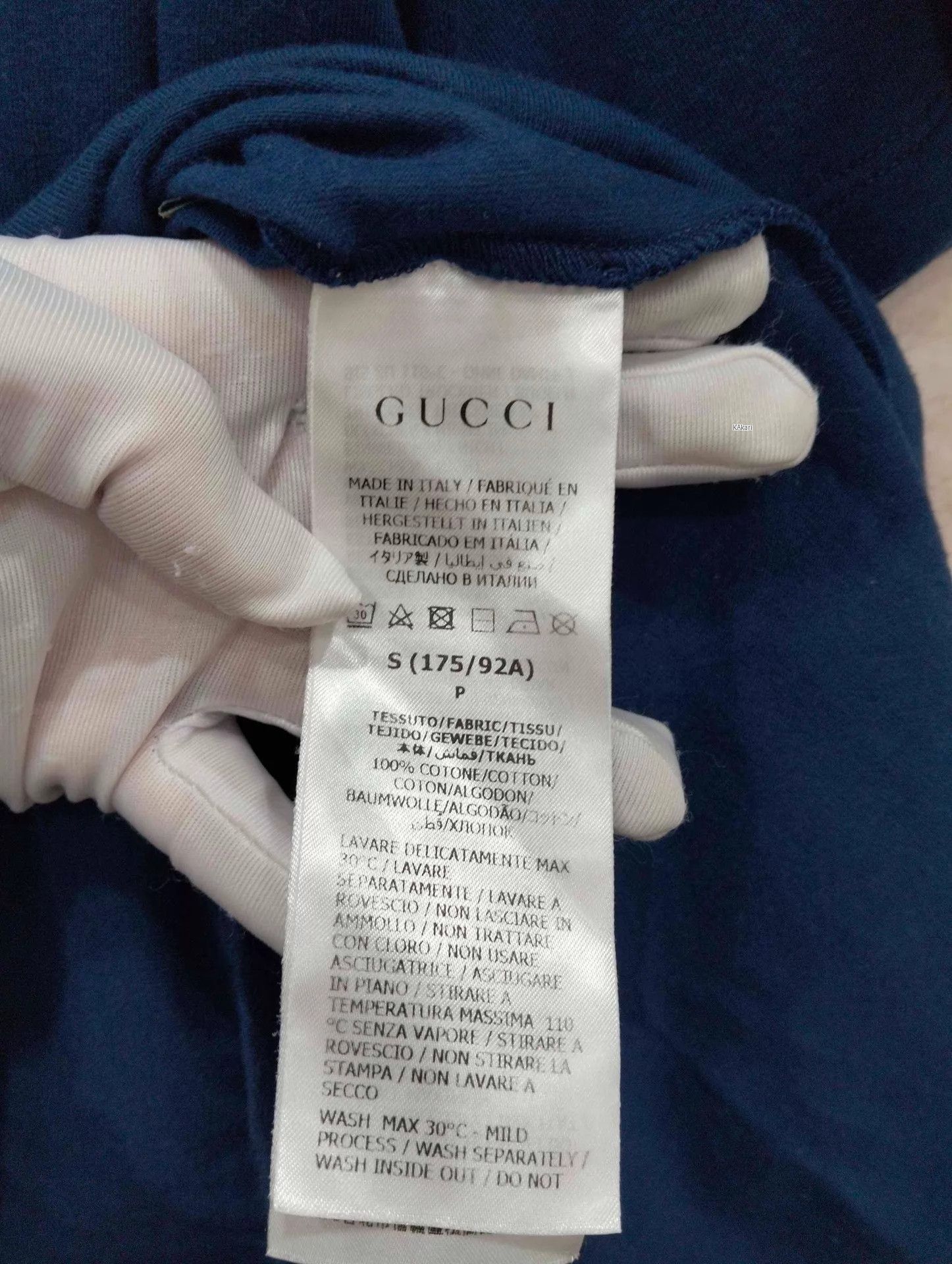 Gucci Blue Graphic Short-Sleeve T-Shirt Size US S / EU 44-46 / 1 - 4 Thumbnail