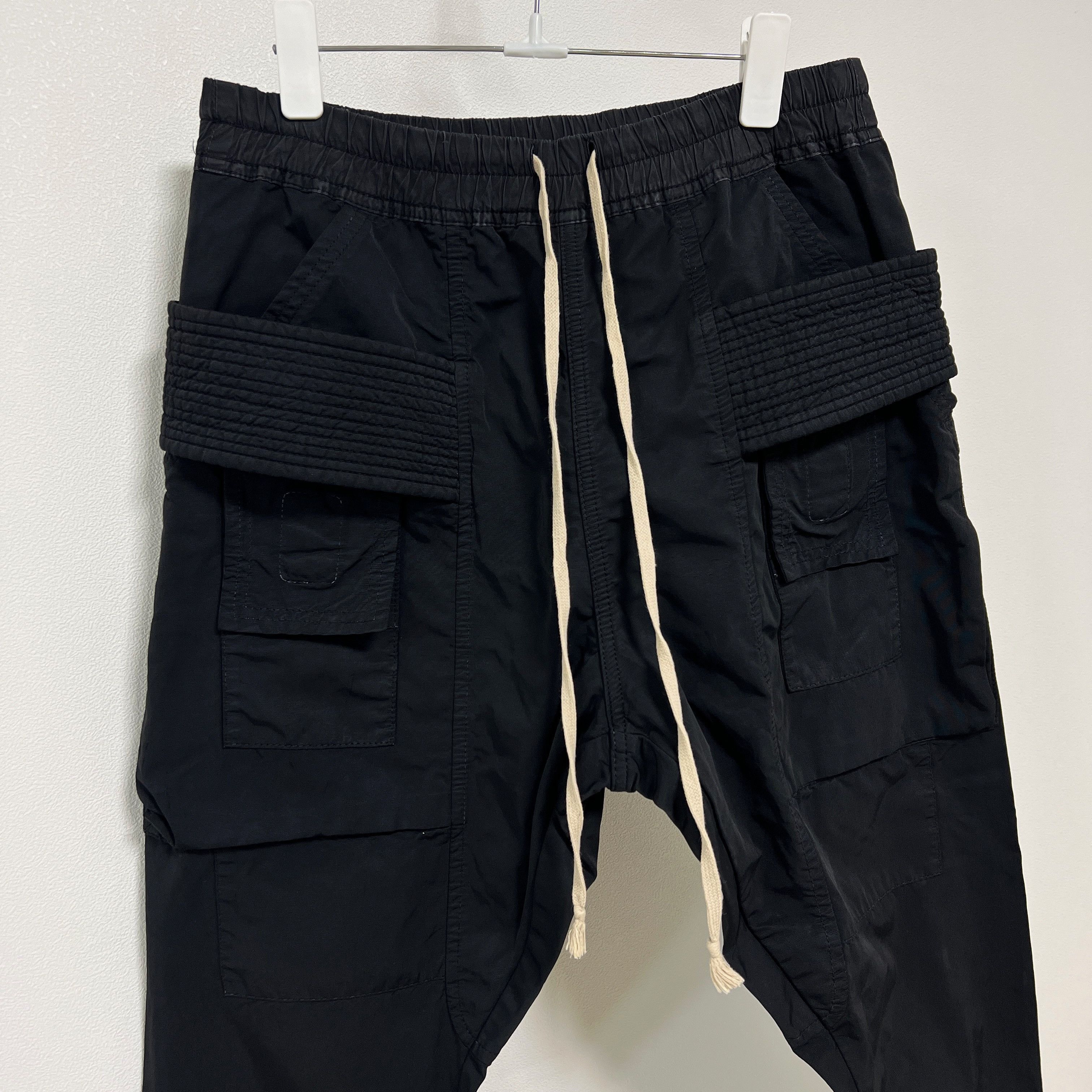 Rick Owens Rick Owens FW14 DRKSHDW Creatch Cargo Pants Black Size US 30 / EU 46 - 4 Thumbnail