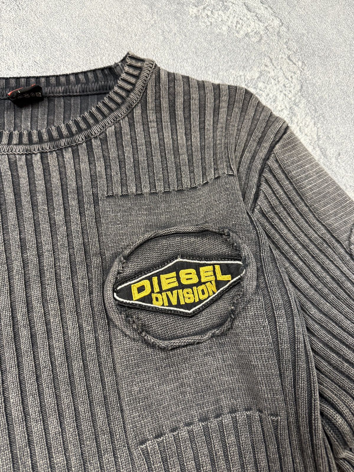 Diesel Avant Garde 00s Diesel Denim Devision Sweater Size US L / EU 52-54 / 3 - 5 Thumbnail