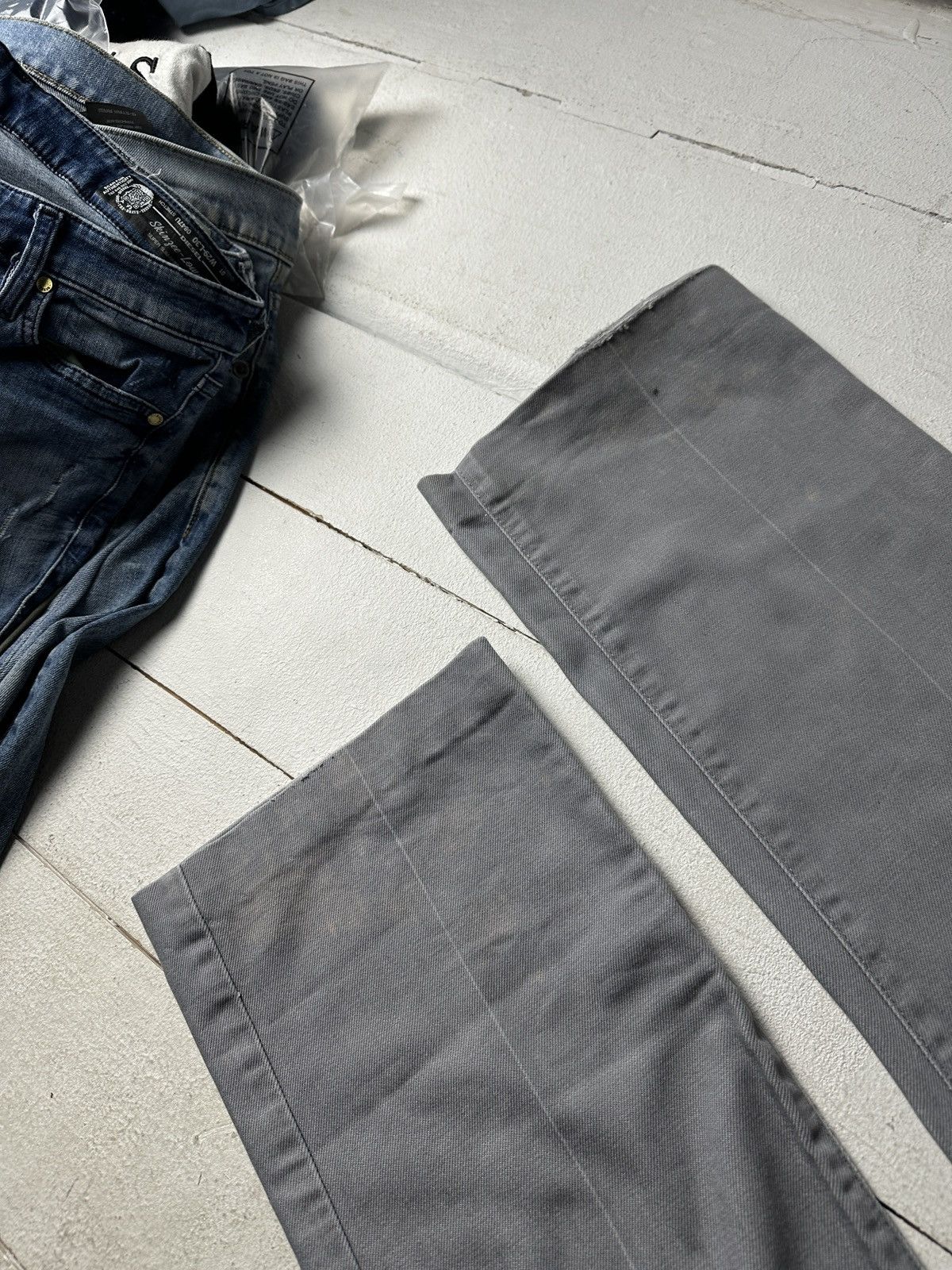 Levi's 🚨VNTG Levis Jeans STA PREST LEGEND y2k GRAY DENIM Size US 27 - 4 Thumbnail