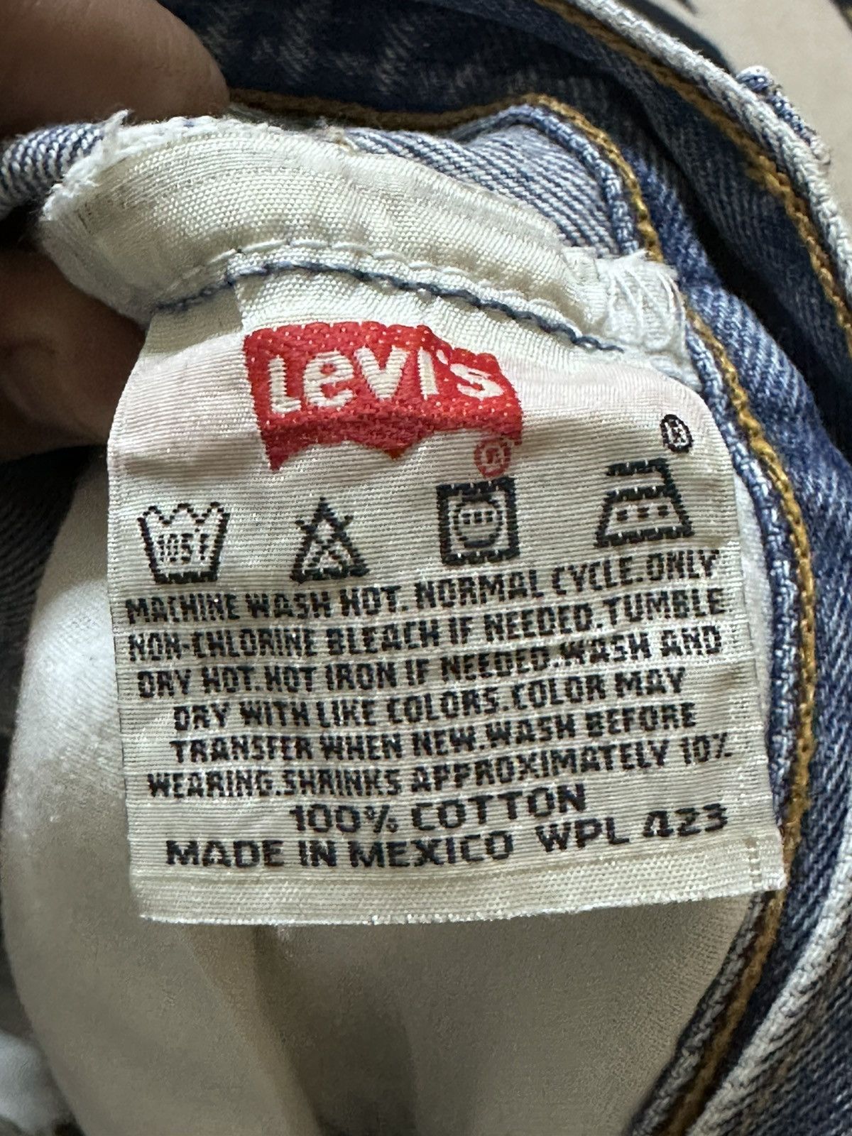 Levi's Vintage Levi’s 501 Sashiko Boro Denim Size US 29 - 8 Thumbnail