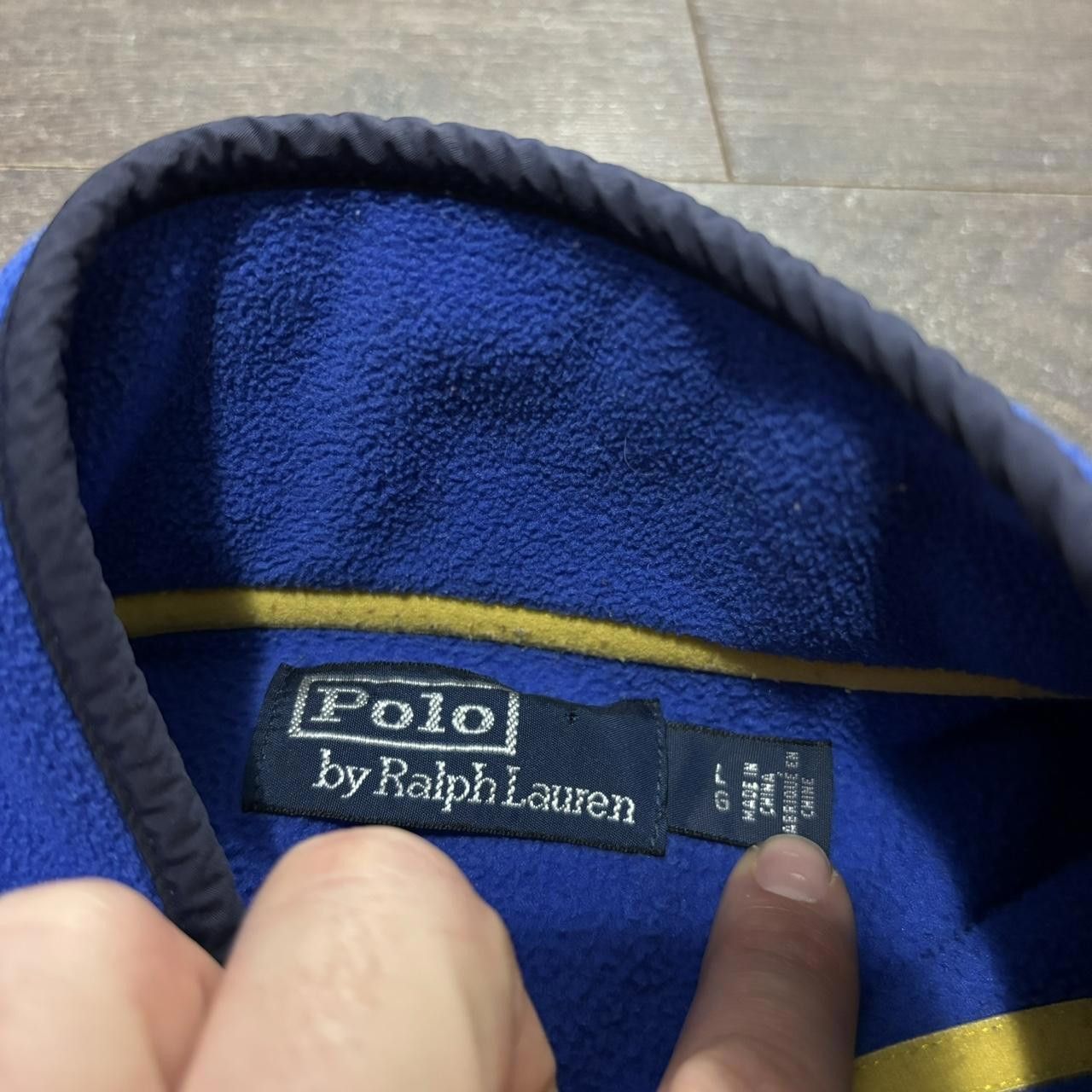 Polo Ralph Lauren vintage Polo Ralph Lauren hi tech fleece sweatshirt 90s L Size US L / EU 52-54 / 3 - 7 Thumbnail