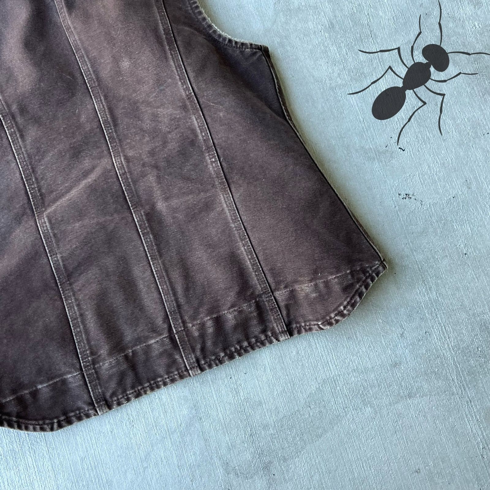 Carhartt × Vintage Carhartt WOMENS V001 brown work wear vest Size US S / EU 44-46 / 1 - 6 Thumbnail