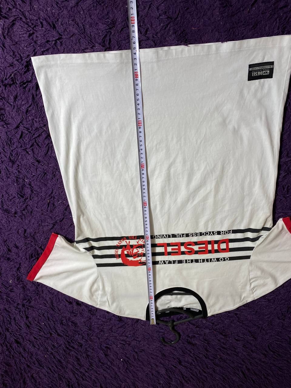 Diesel 90s Central Swoosh Vintage Y2K Oversized Retro T-Shirt Size US M / EU 48-50 / 2 - 7 Thumbnail