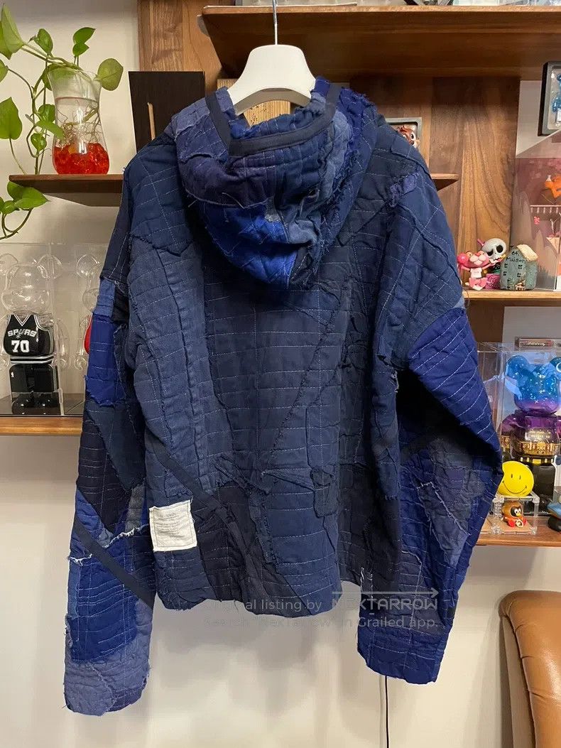 Greg Lauren Greg Lauren Heavy ancient fabric patchwork hooded coat Size US M / EU 48-50 / 2 - 2 Thumbnail