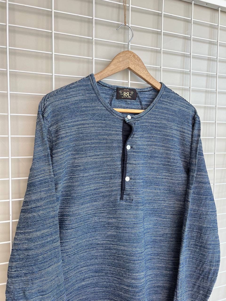 RRL Ralph Lauren RRL Ralph Lauren Henley Long Sleeve Mens Size L/XL Pullover Size US L / EU 52-54 / 3 - 3 Thumbnail