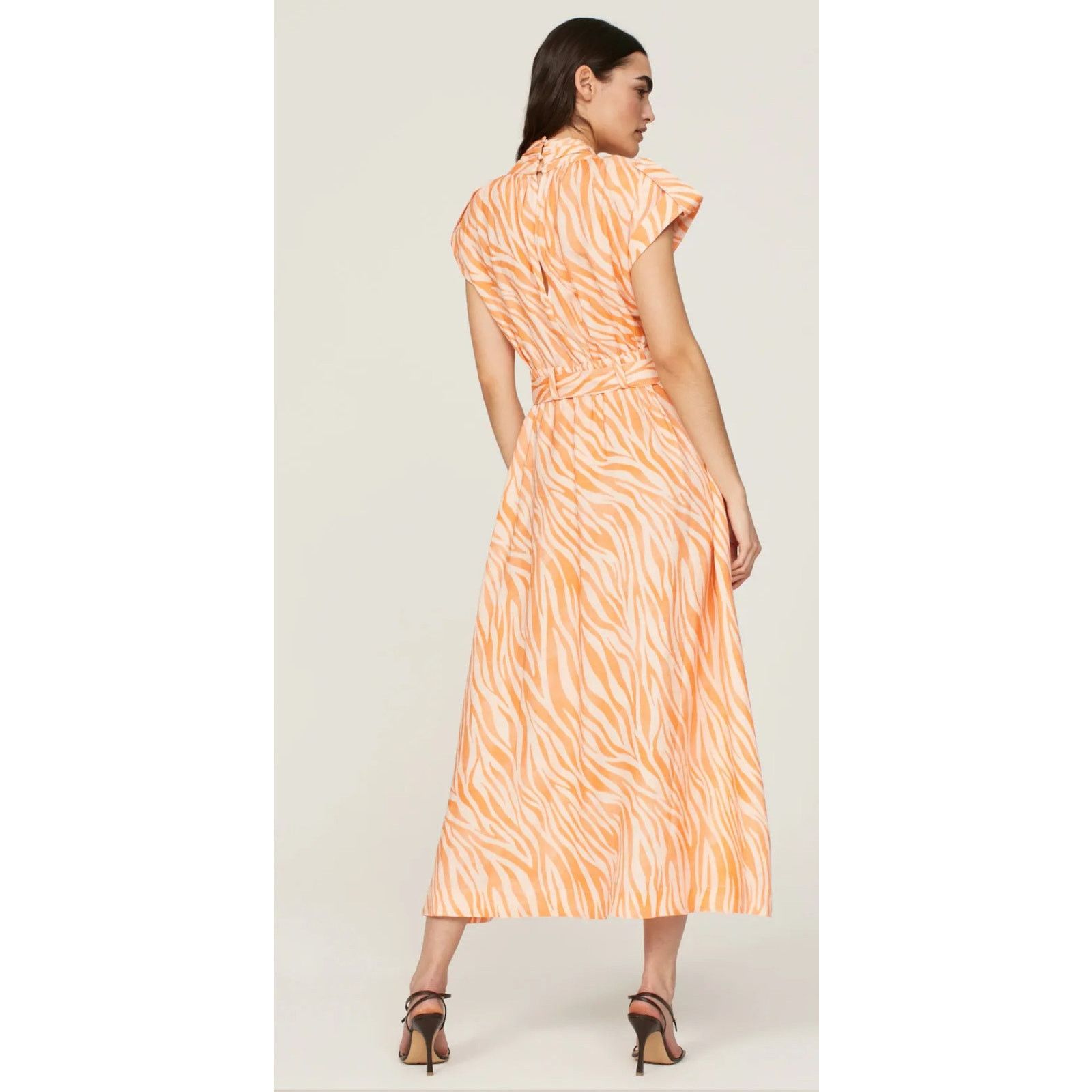 Derek Lam 10 Crosby Derek Lam Collective, Cross Front Midi Dress, size: 46 Size L / US 10 / IT 46 - 3 Thumbnail