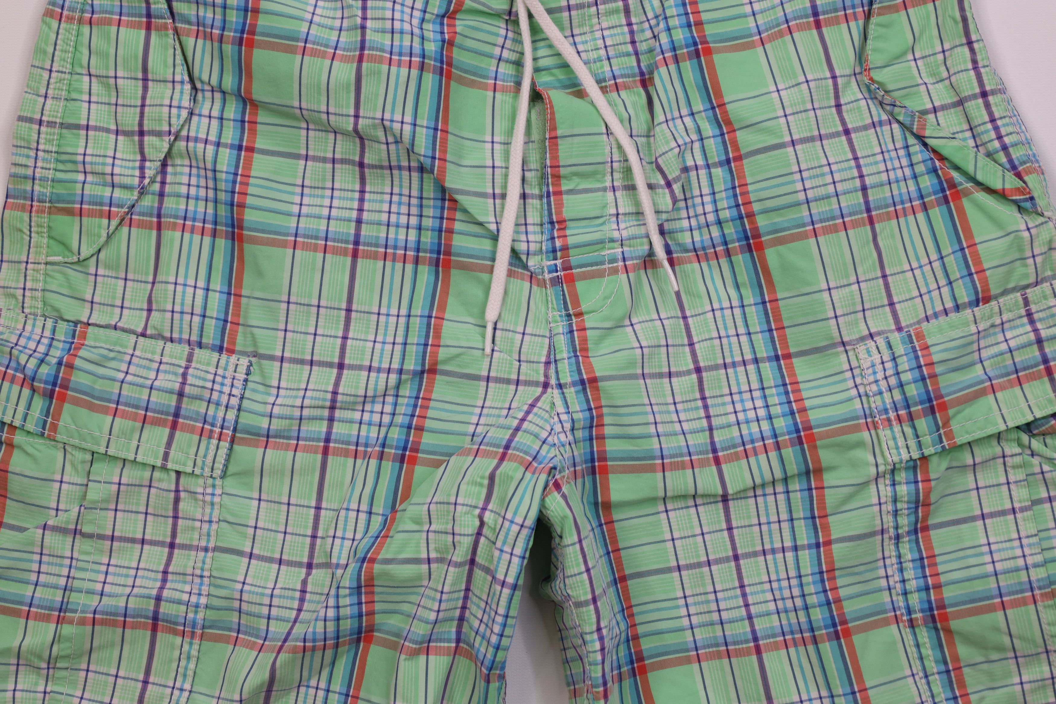 Ralph Lauren Vintage 90s Ralph Lauren Plaid Cargo Shorts Swim Trunks Size US 32 / EU 48 - 3 Thumbnail