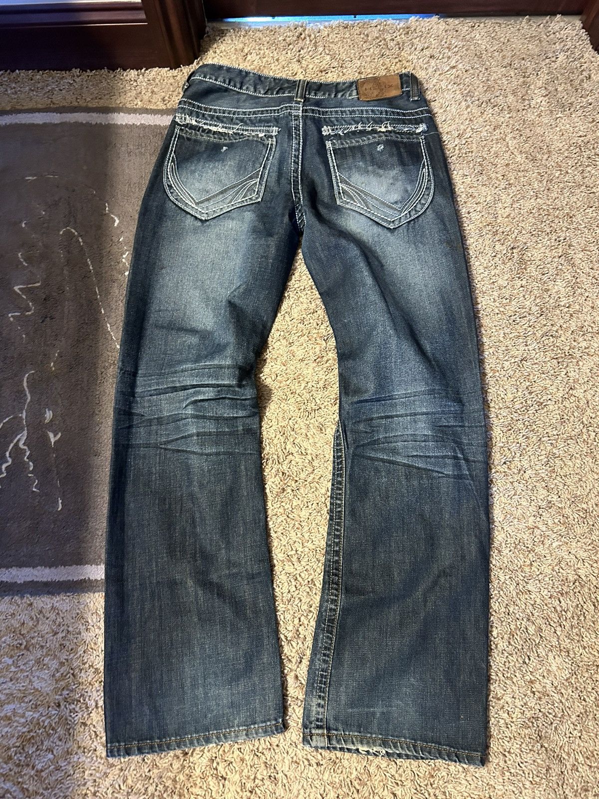 Helix CRAZY Vintage Y2K Helix Boot Cut Jeans Sz 32 Size US 32 / EU 48 - 7 Thumbnail