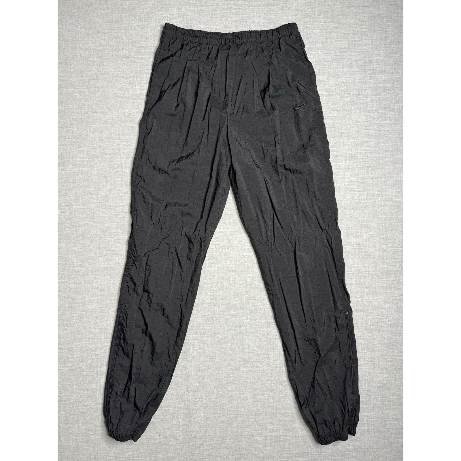 Nike × Vintage Vintage 90s Nike Windbreaker Track Pants Youth Small 4-6 Size 31" - 1 Thumbnail