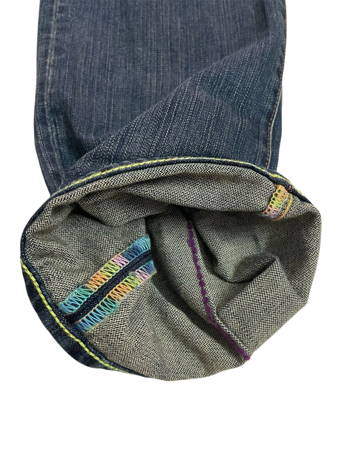 Paul Smith Sick🔥Stud Jeans Paul Smith Embroidery Denim Signature Stripe Size US 32 / EU 48 - 19 Thumbnail