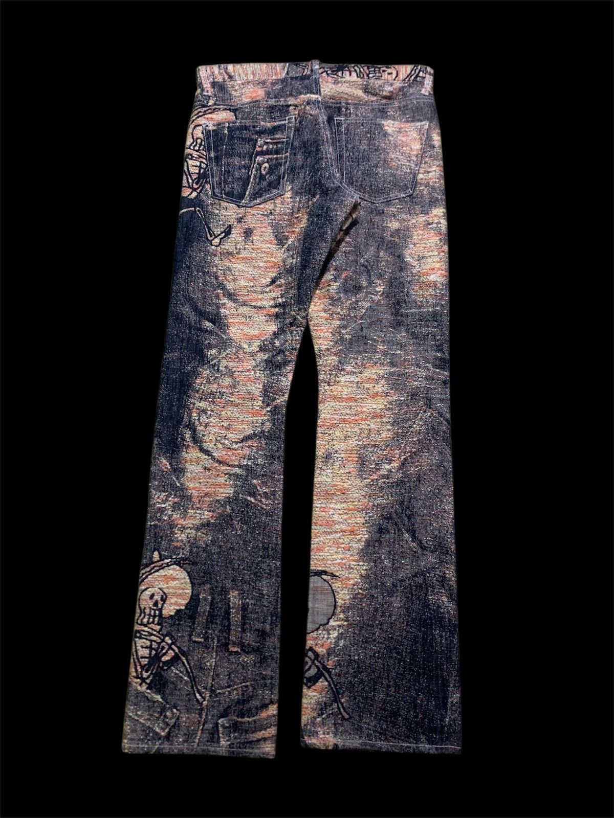 Issey Miyake 💥RARE💥 A POC ISSEY MIYAKE BORO DENIM JEANS Size US 32 / EU 48 - 2 Thumbnail