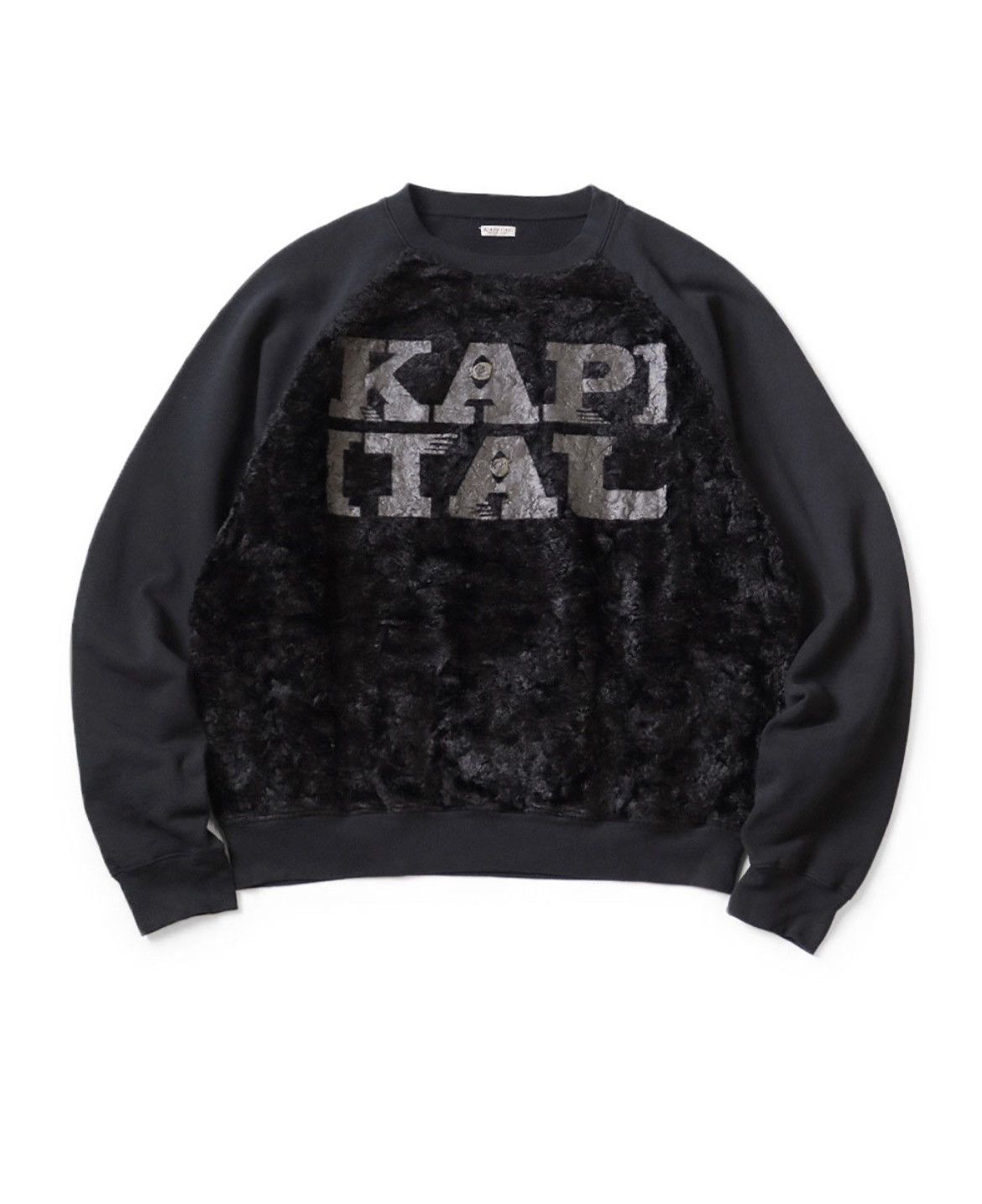 Kapital 30/-Fleece x Fur Grizzly Sweat (SPEAKEASY KAPITALpt) size 3 Size US L / EU 52-54 / 3 - 1 Preview