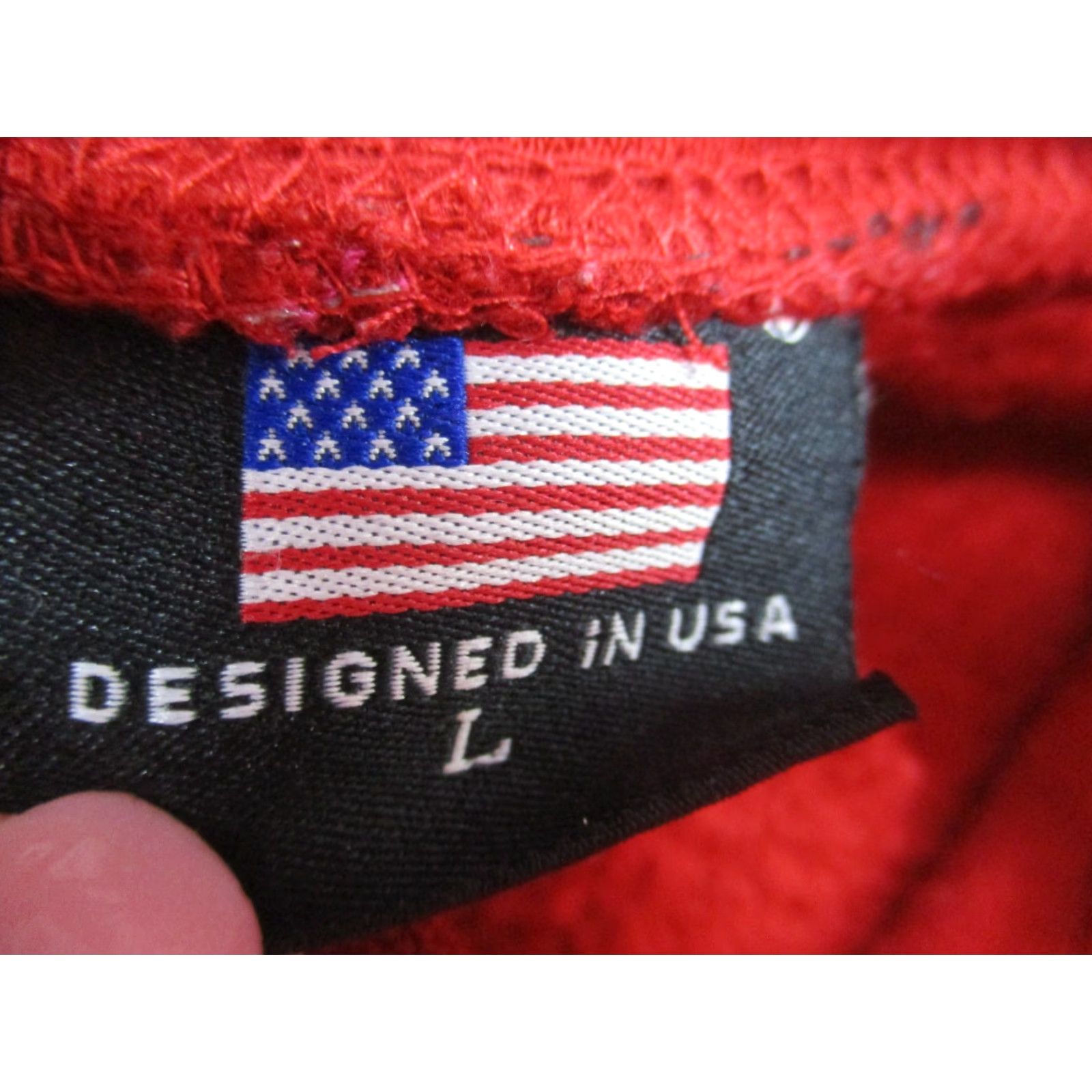 Vintage Washington DC Hoodie Adult Large Red Hooded Fleece USA Sweater Sweatshirt Embroidered DC Men Regular Pockets Crew Neck Pullover Size US L / EU 52-54 / 3 - 7 Thumbnail