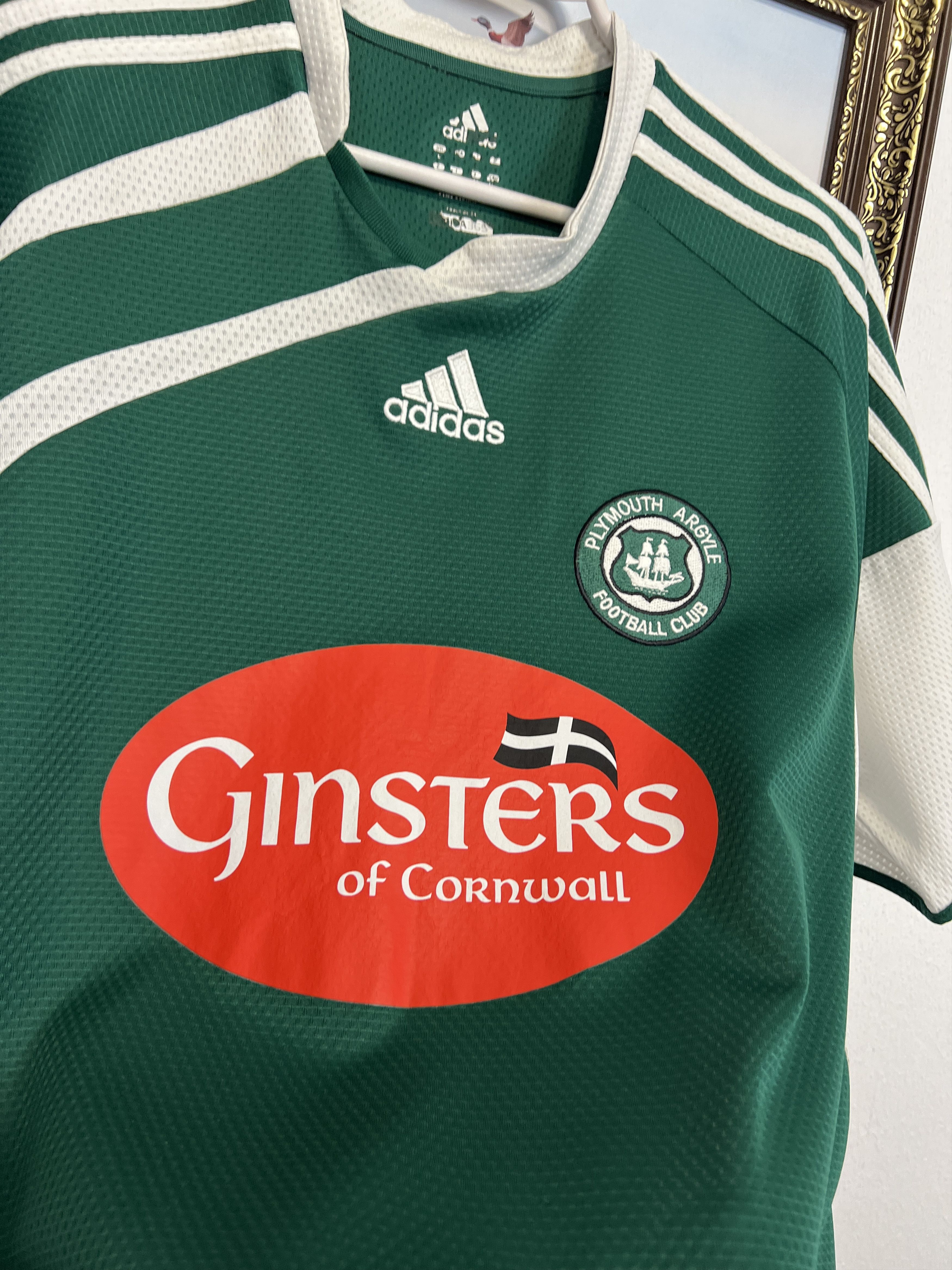 Adidas Plymouth Argyle Home football shirt Soccer Jersey Trikot Size US L / EU 52-54 / 3 - 3 Thumbnail