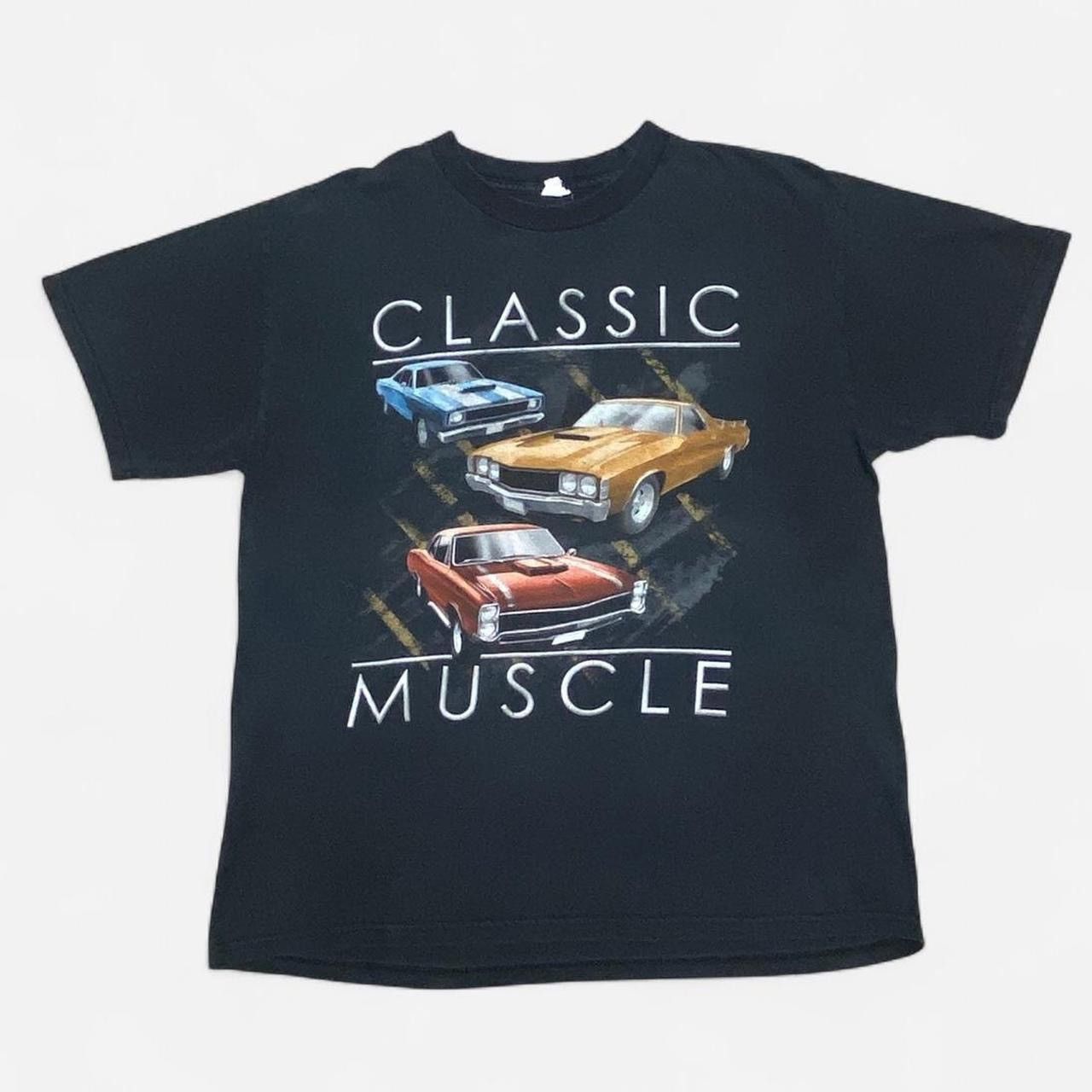 Other Vintage Classic Muscle car graphic black T-shirt Size US L / EU 52-54 / 3 - 1 Thumbnail