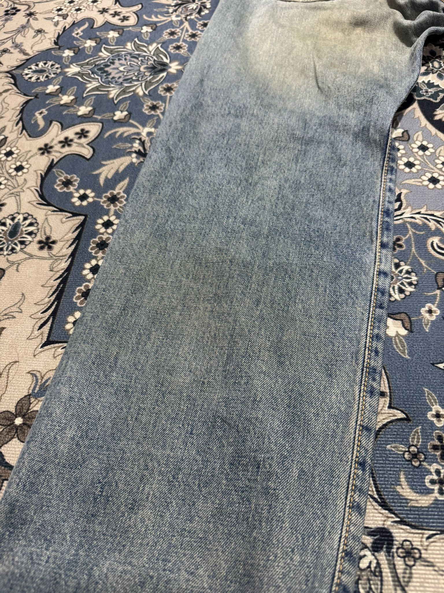 Beauty Beast × If Six Was Nine × Japanese Brand Vintage Edwin 501X Distressed Denim Selvadge Redline Jeans Size US 30 / EU 46 - 14 Thumbnail