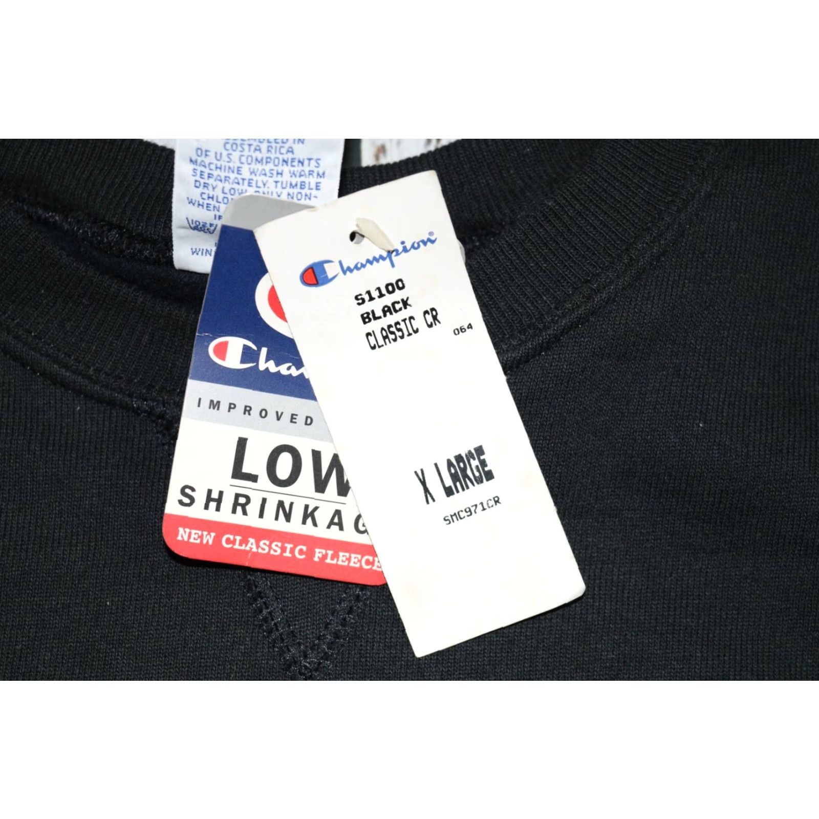 Champion Vintage Champion Crewneck Sweatshirt St Ides 90s Black XL Men Casual Logo Cotton Blend Size US XL / EU 56 / 4 - 6 Thumbnail
