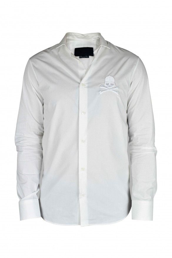 Philipp Plein Diamond Cut LS Skull Shirt Size US S / EU 44-46 / 1 - 1 Thumbnail