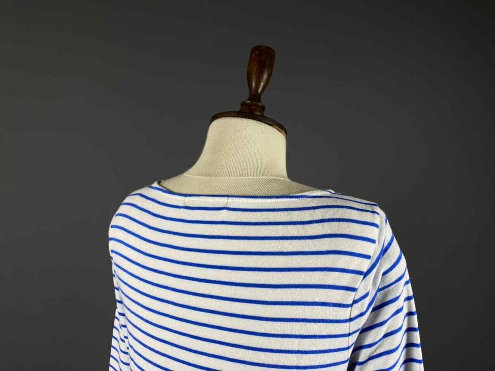Lauren Ralph Lauren Ralph Lauren Striped 3/4 Sleeves Boat Neck Mesh Long Dress Size M / US 6-8 / IT 42-44 - 5 Thumbnail