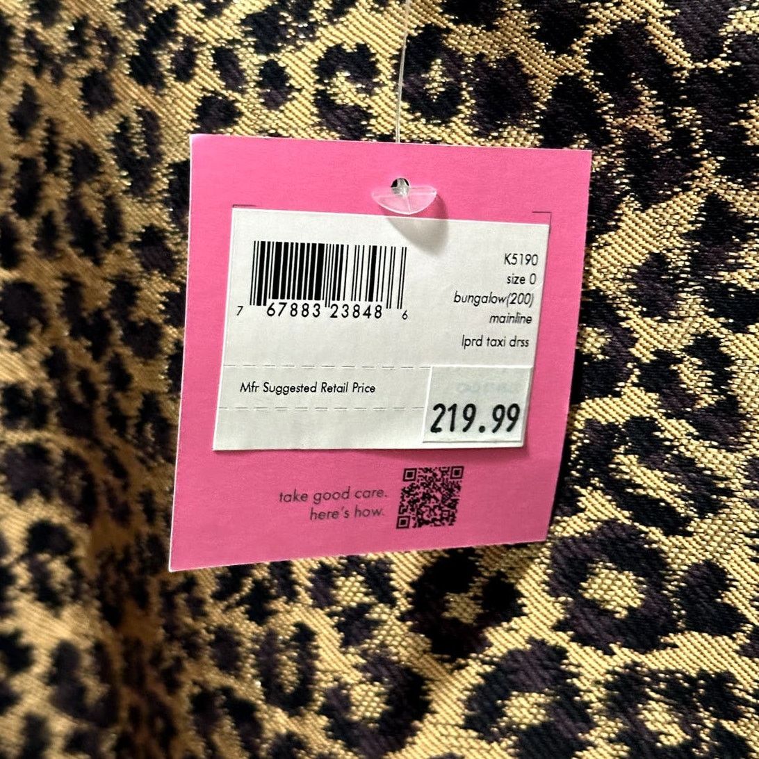 Kate Spade Kate Spade Leopard Taxi Mainline Dress Bungalow Size 0 Size XS / US 0-2 / IT 36-38 - 11 Thumbnail