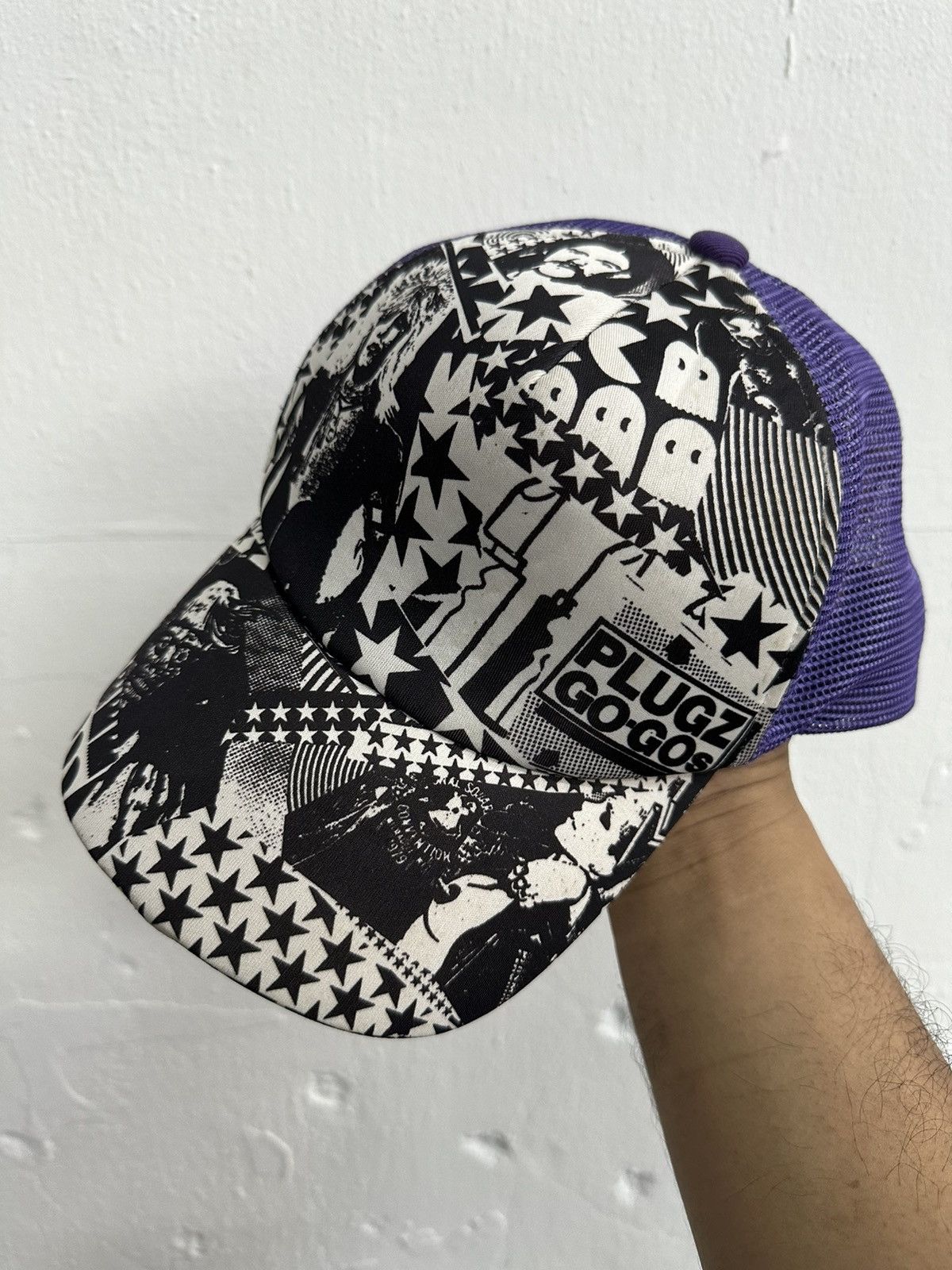 Japanese Brand VTG PUNK THE PLUGZ LETS GO Trucker Hat Size ONE SIZE - 2 Thumbnail