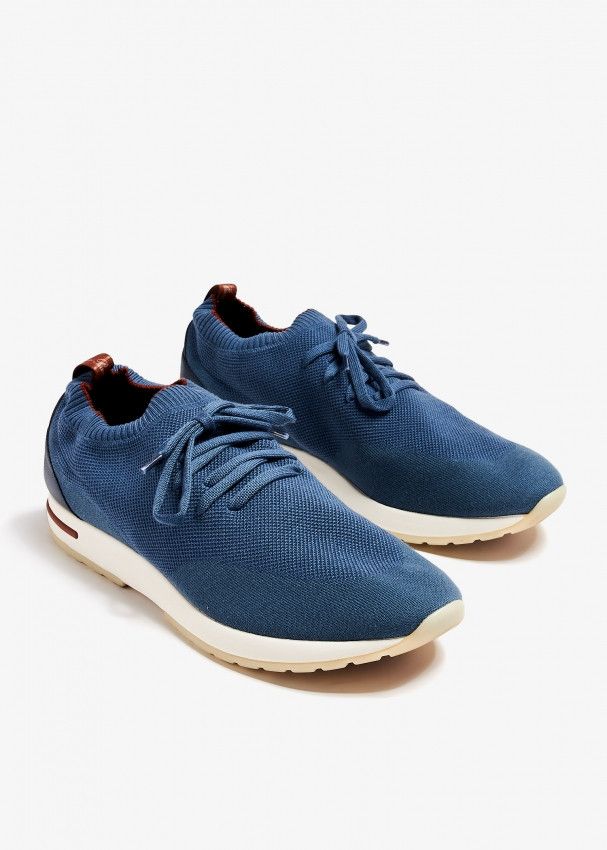 Loro Piana o1w1db10125 FAI1540 Lp Flexy Walk Sneakers in Navy Blue Size US 11 / EU 44 - 2 Thumbnail