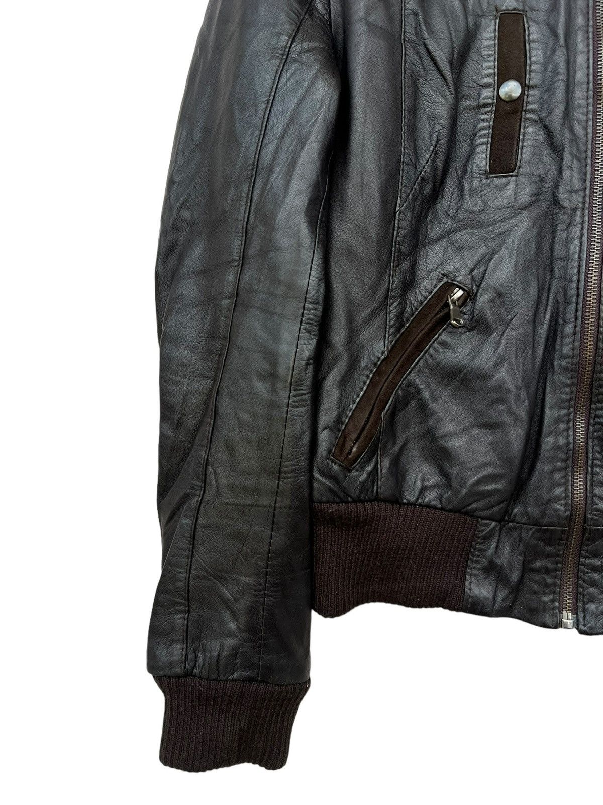 Japanese Brand Maurizio Italy Bondage Biker Leather Racing Jacket Size US S / EU 44-46 / 1 - 9 Thumbnail