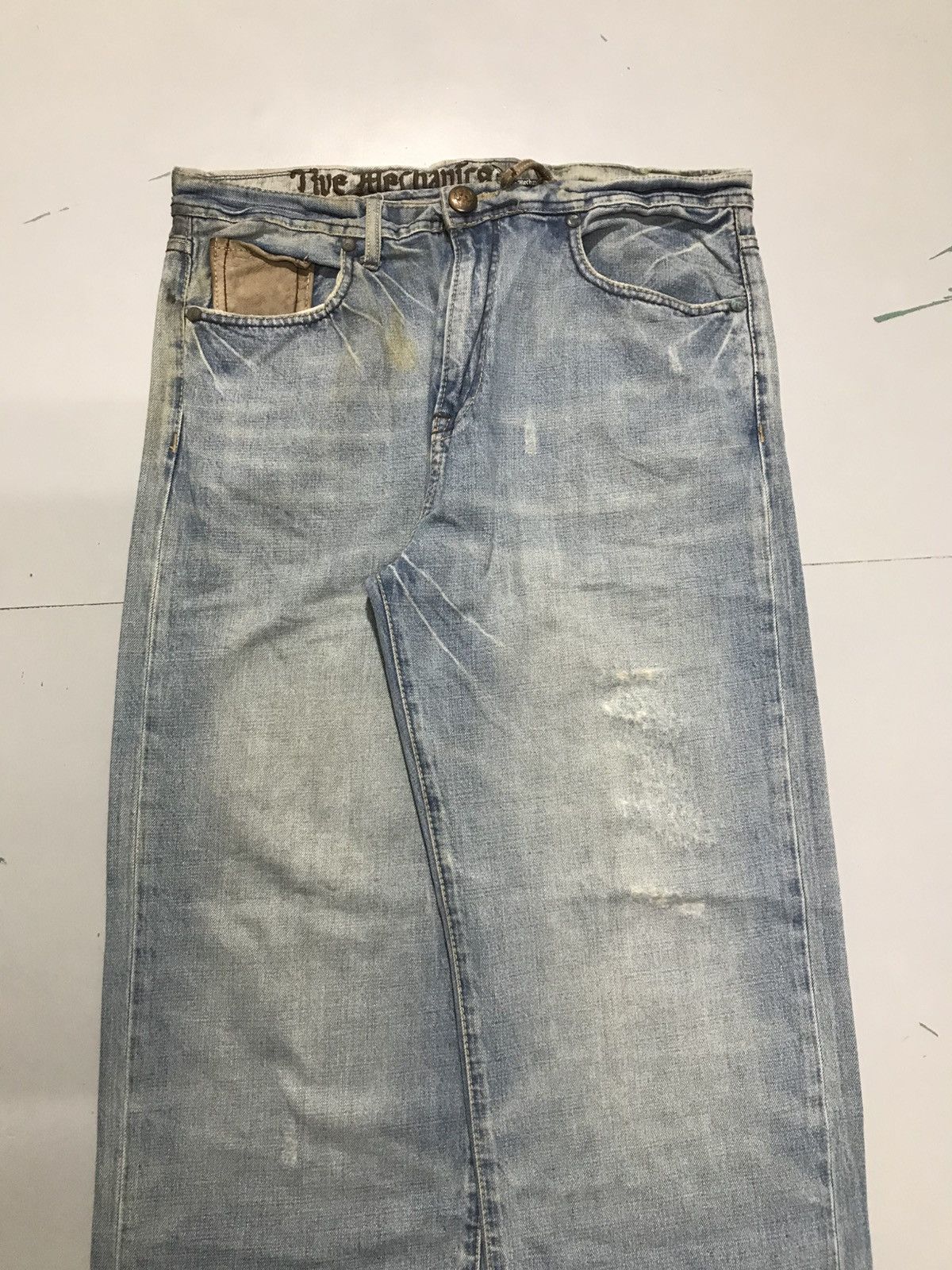 Southpole Vintage live rechanics embroidered denim Size US 36 / EU 52 - 4 Thumbnail