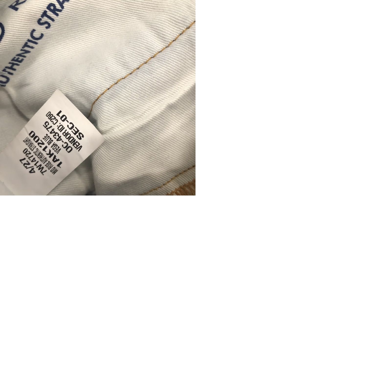 Lucky Brand Lucky Brand Med Wash Mid-Rise Straight Leg Denim Jeans Womens Size 4/27 Bling Size 27" / US 4 / IT 40 - 10 Thumbnail