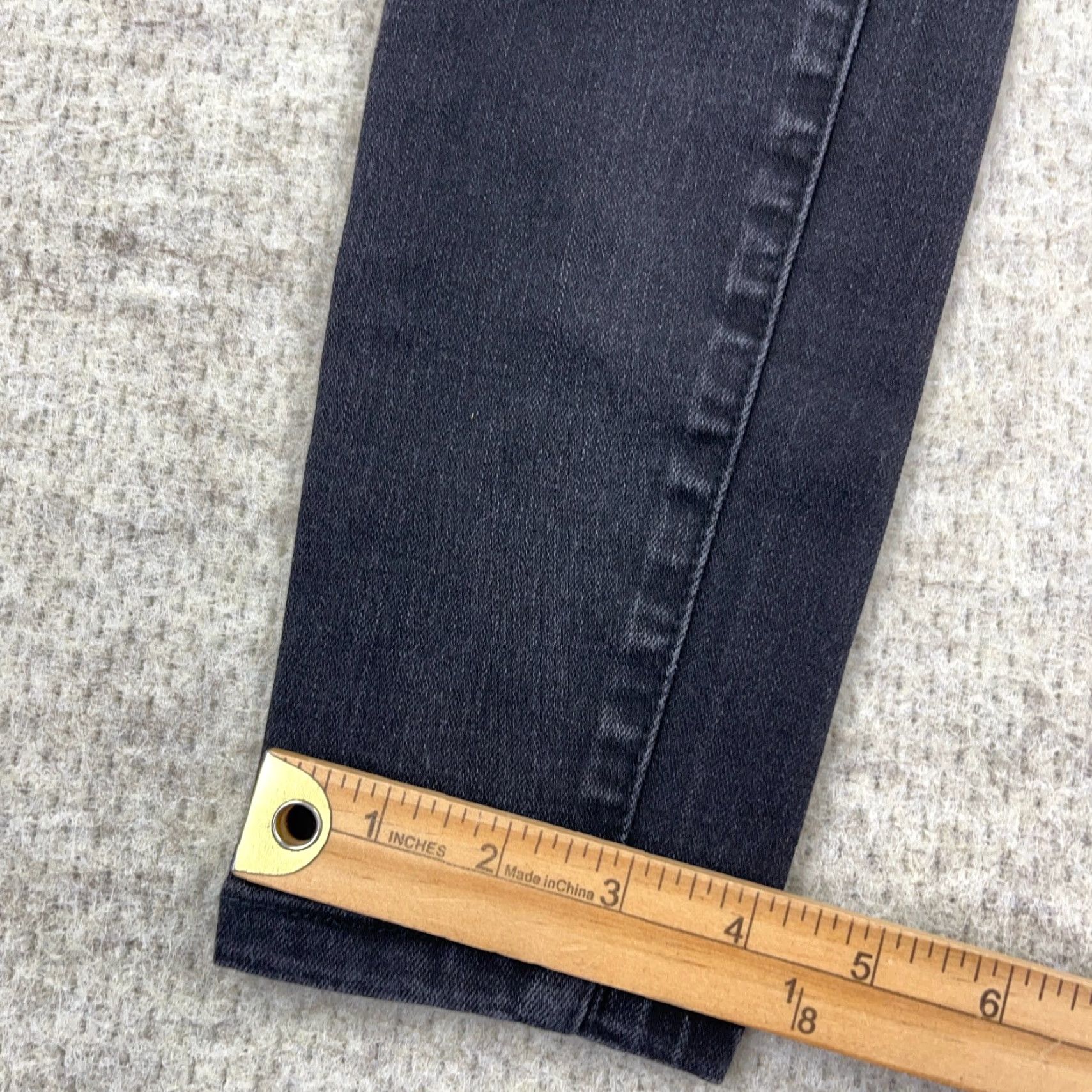 Vintage Judy Blue Jeans Women 1 25 Skinny High Rise Black Wash Faded Stretch Pockets 5-Pocket Denim Stretch Medium Blue Regular Women's Jeans Size 42" / US 20 - 6 Thumbnail