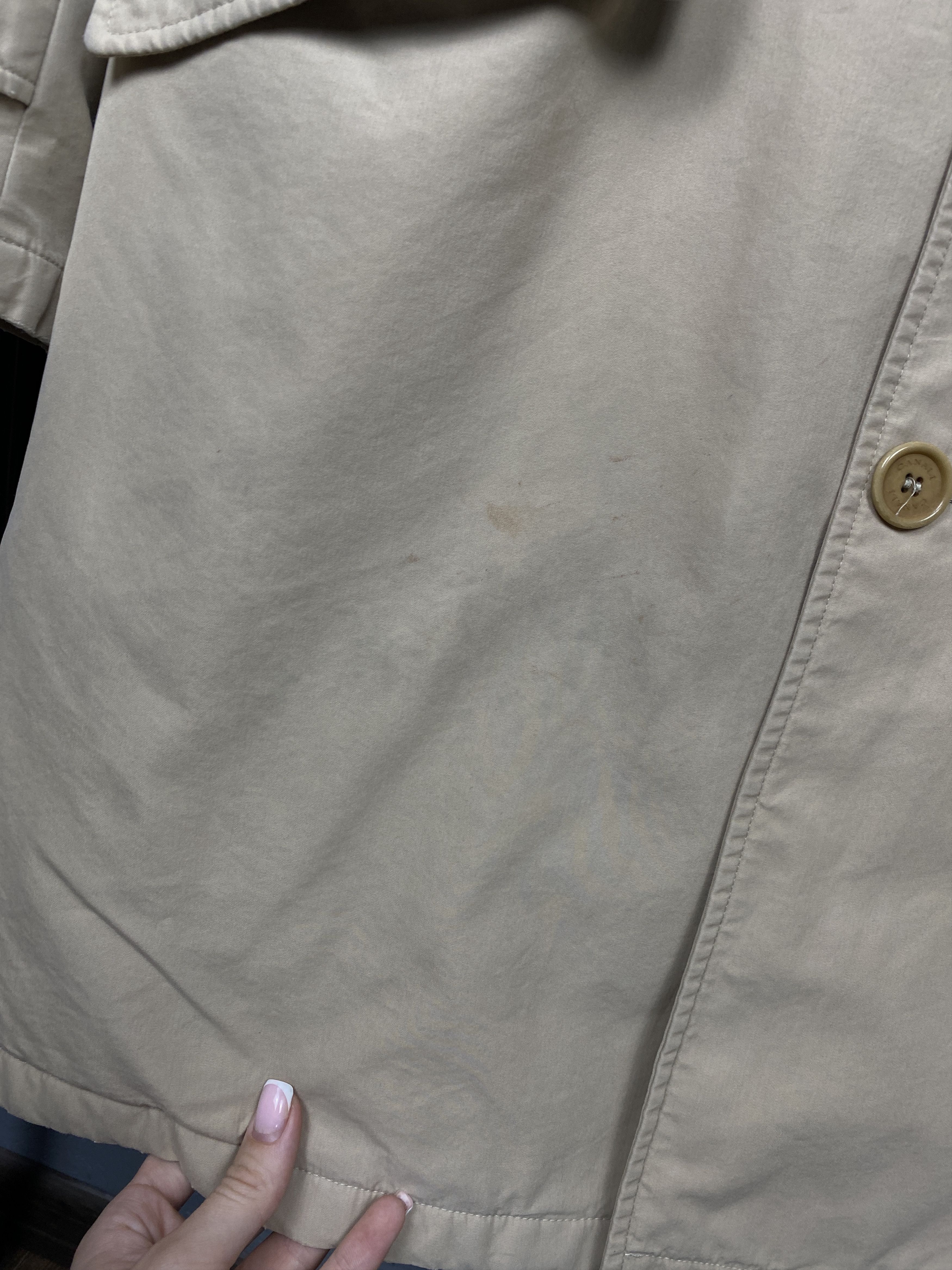 Canali × Vintage Canali Vintage Mens Trench Coat Jacket with Lining Size US L / EU 52-54 / 3 - 3 Thumbnail