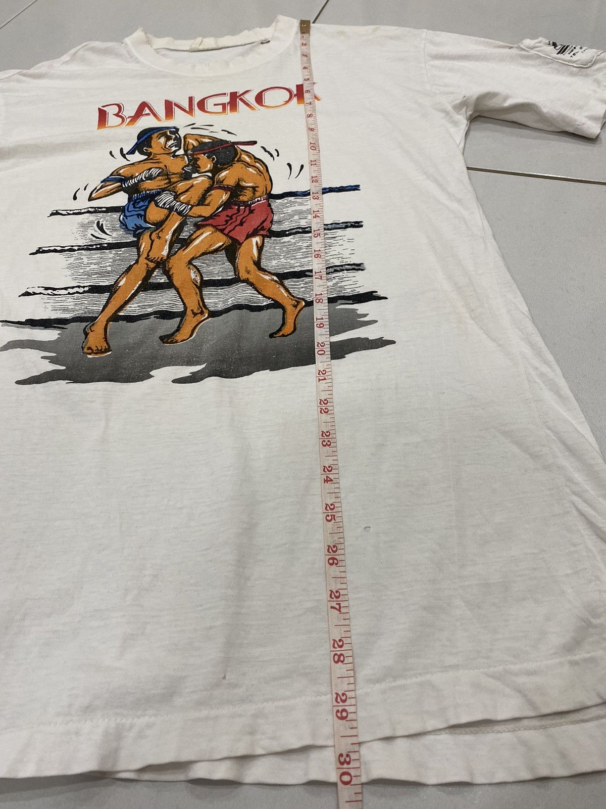 Vintage 90s Muay Thai / Kick boxing T-Shirts Size S-M Size US M / EU 48-50 / 2 - 8 Thumbnail