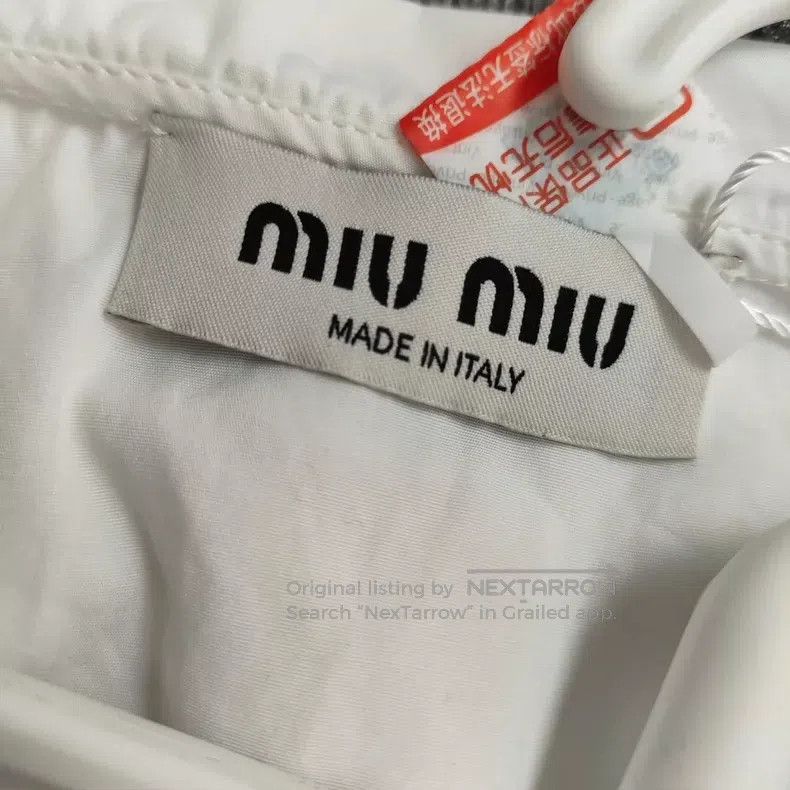 Miu Miu Miu Miu 38 Cotton short sleeve white Size M / US 6-8 / IT 42-44 - 3 Thumbnail
