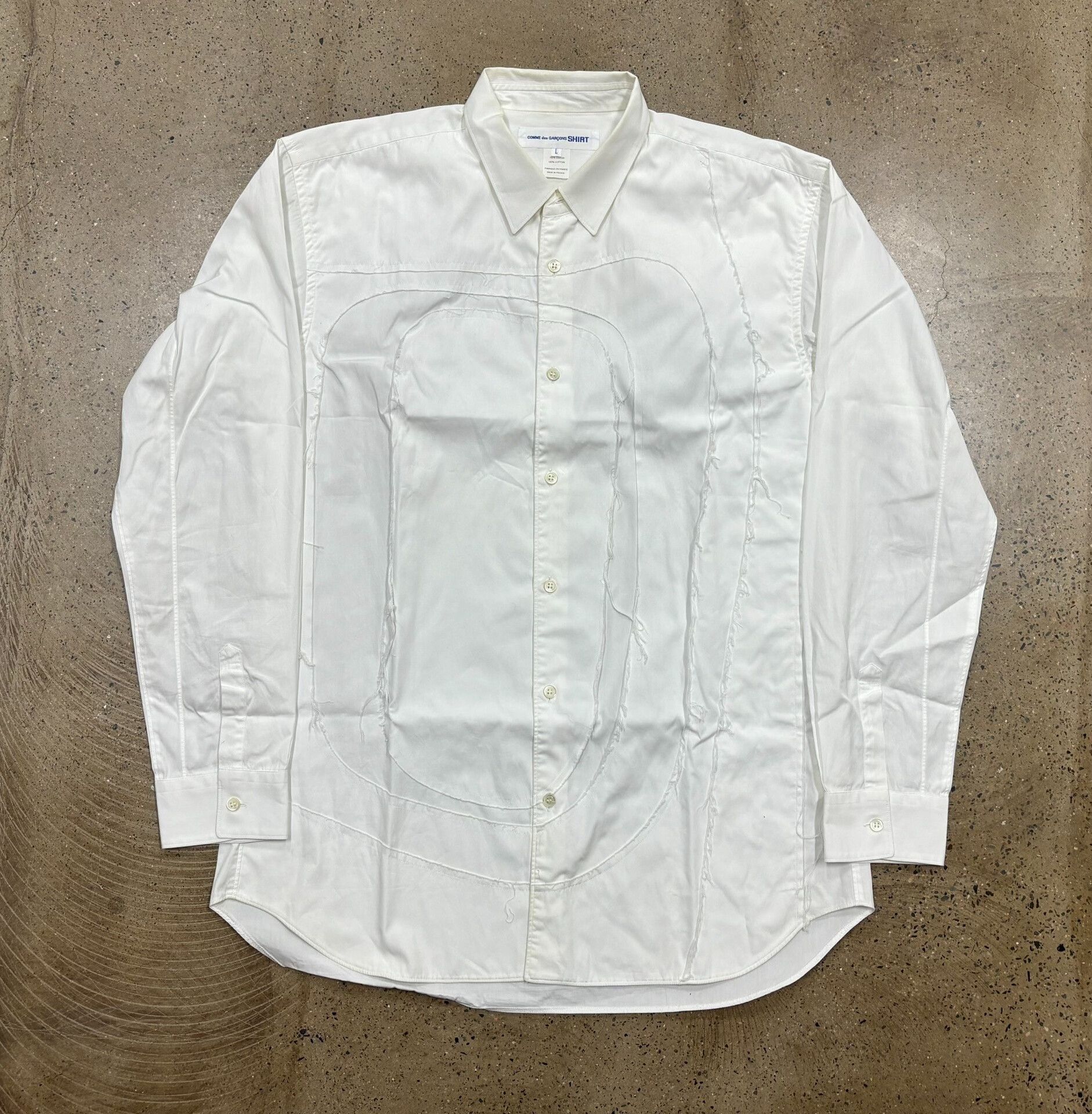 Comme des Garcons CDG Comme Des Garcons Patchwork Shirt Size US L / EU 52-54 / 3 - 1 Thumbnail