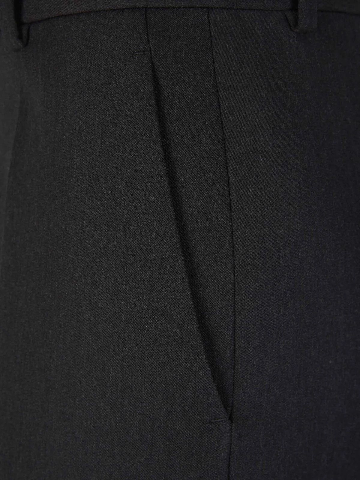 Bottega Veneta o1bcso1str0425 Compact Wool Slim Pant in Black Size 24" / US 00 / IT 34 - 3 Thumbnail
