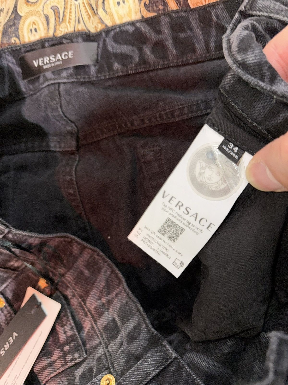 Versace Versace logo all over jeans Size US 34 / EU 50 - 7 Thumbnail