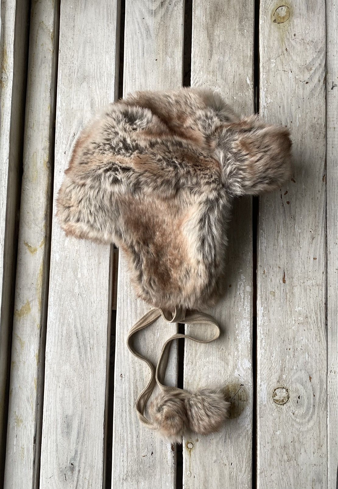 Japanese Brand × Vintage Y2K HYPE FUZZY MOHAIRE AVIATOR USSR USHANKA HAT bubble Size ONE SIZE - 6 Thumbnail