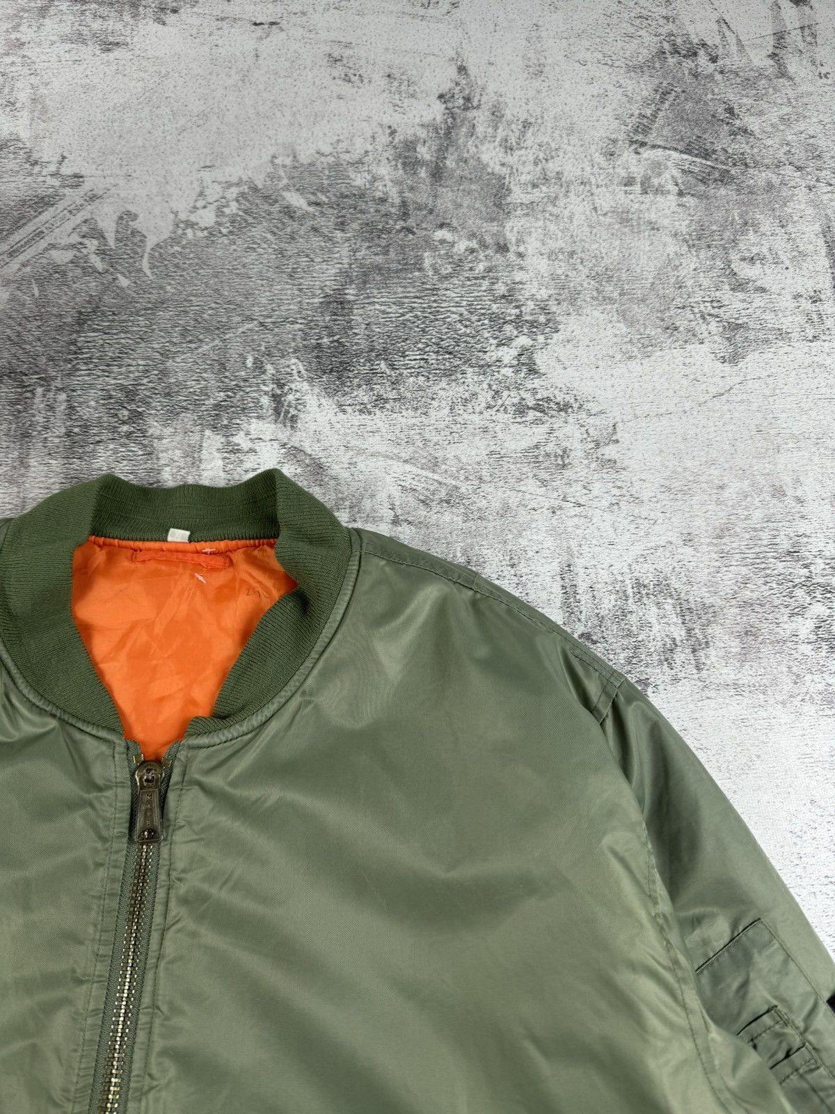Vintage USA MA-1 Flyers Intermediate Reversible 2 in 1 Light Jacket Size US XL / EU 56 / 4 - 6 Thumbnail
