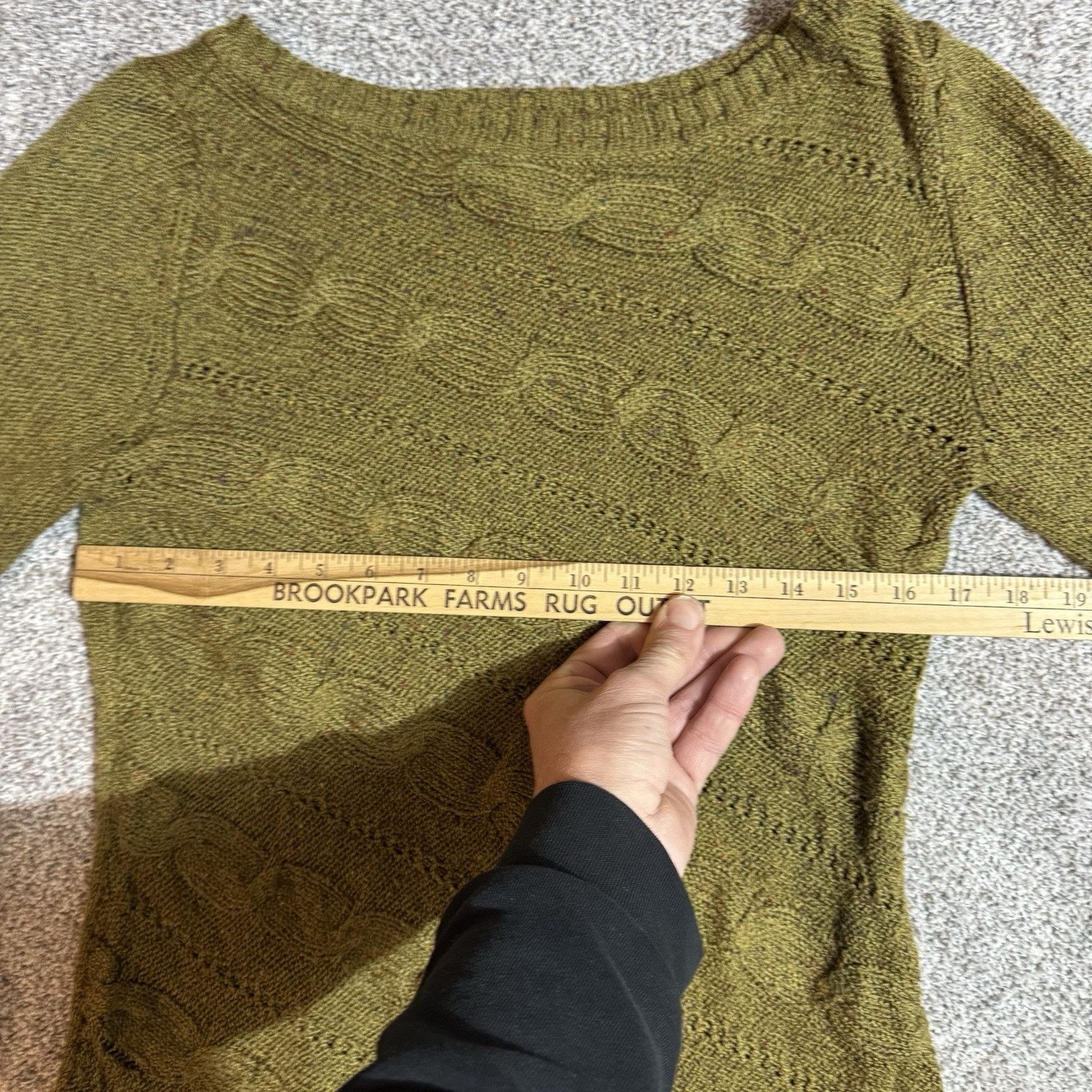 Other Cato Sweater Women Medium Asymmetrical Witchy Textured Knit Size M / US 6-8 / IT 42-44 - 3 Thumbnail
