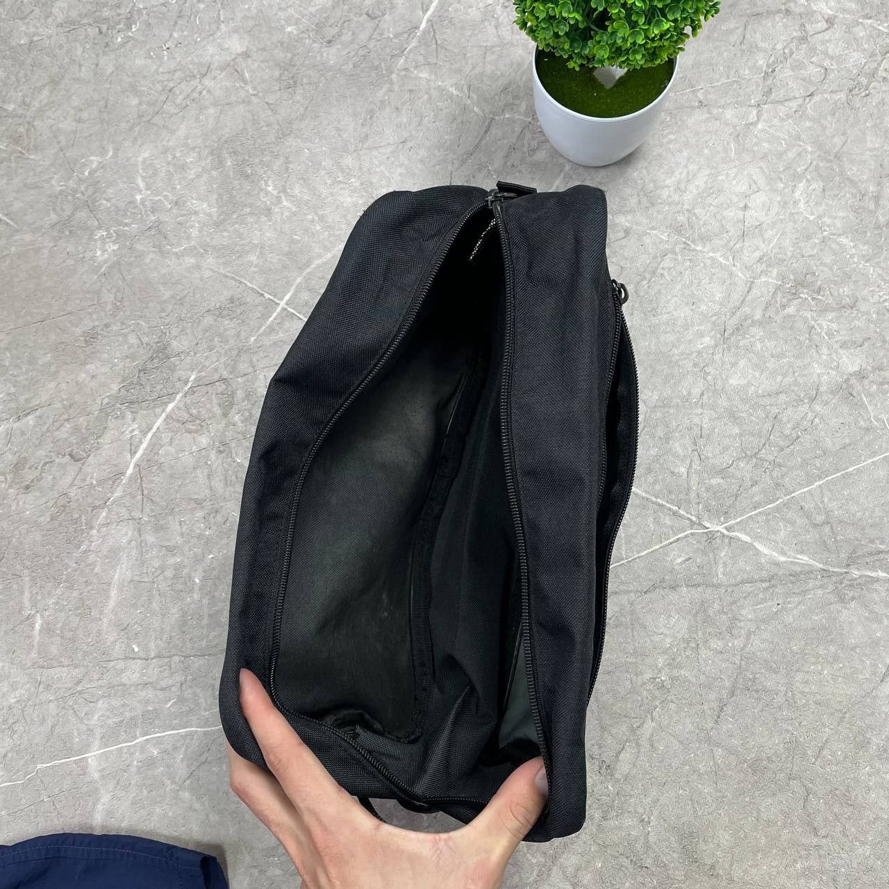 Nike Nike Big Logo Brasilia Shoes Black/White Bag Size ONE SIZE - 11 Thumbnail